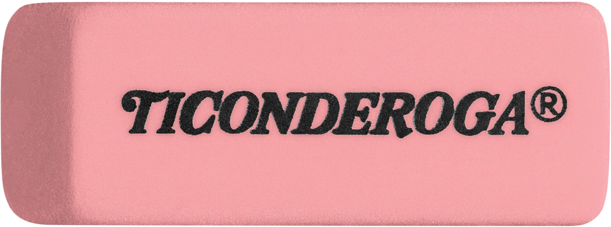 TICONDEROGA Pink Carnation Eraser Wedge