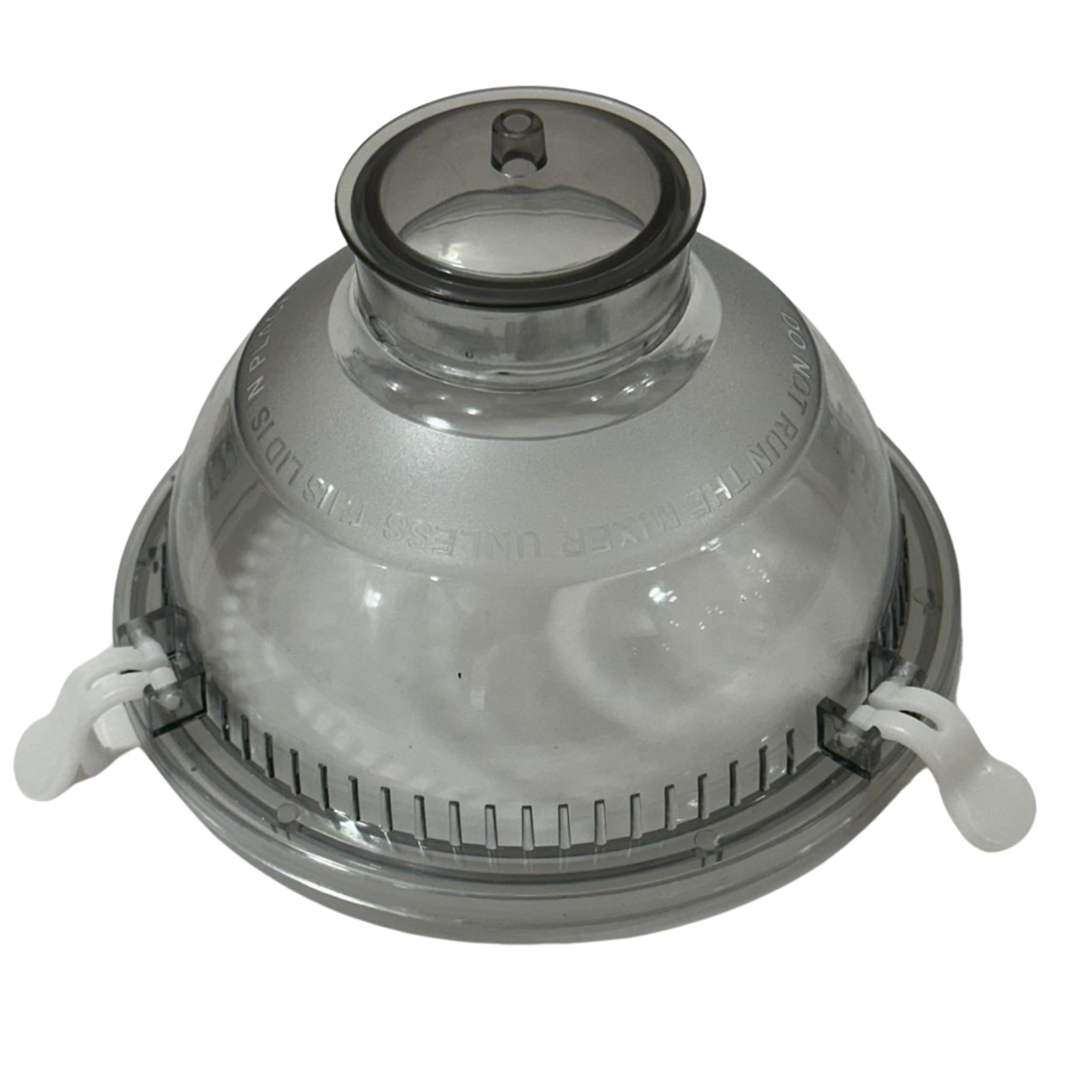 Sujata Dome Jar Compatible Lid/Cover - Tough Polycarbonate Material for Durability - 3 Anti-Splash Lid Locks - Fits Only Sujata Wet Grinding Stainless Steel Dome Jar 1500 ML-image-2