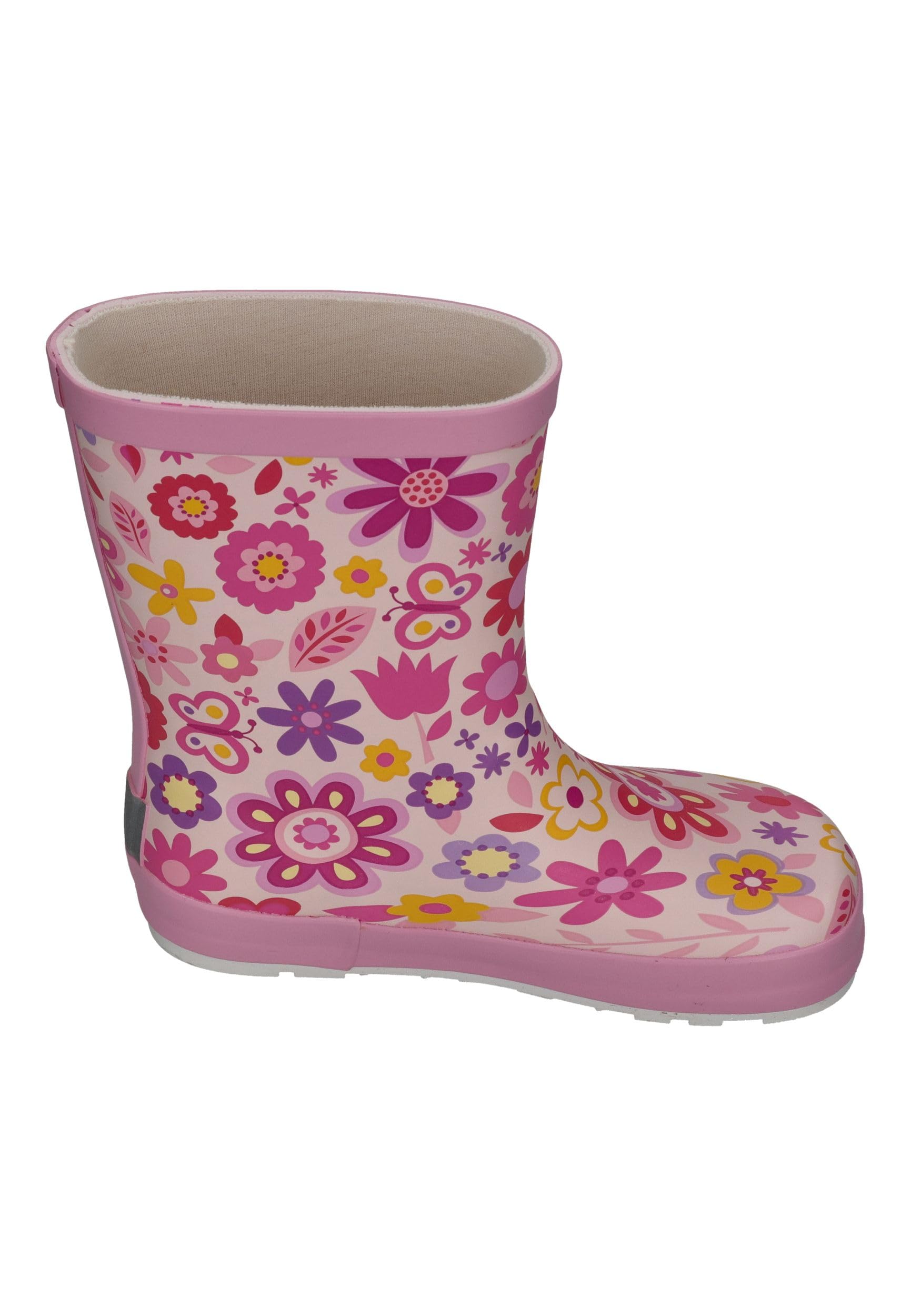 KOEL Barefoot - Gummistiefel WELLIE BARE MULTI fuchsia flowers
