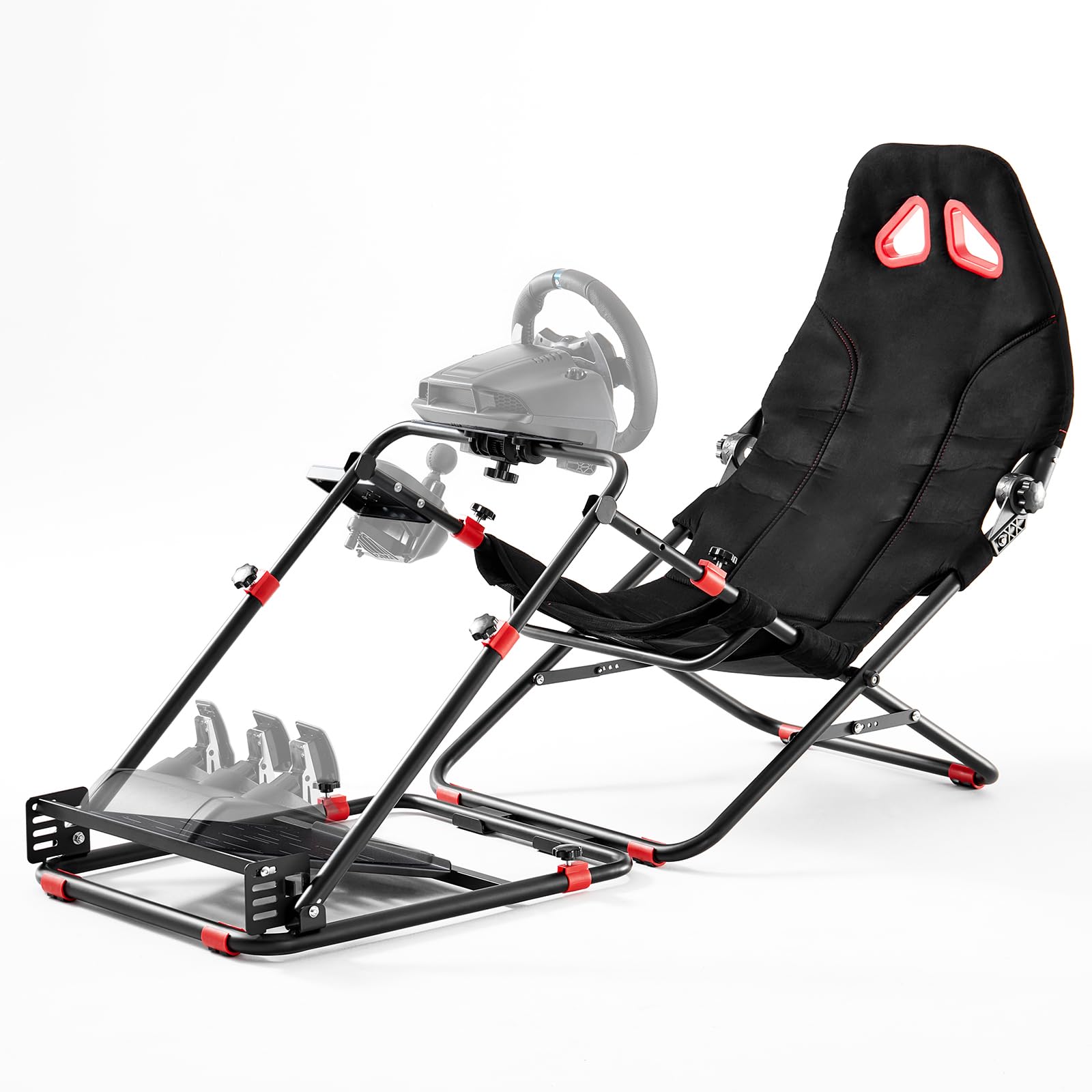 RACGTING Racing Simulator Cockpit, Foldable & Adjustable Sim