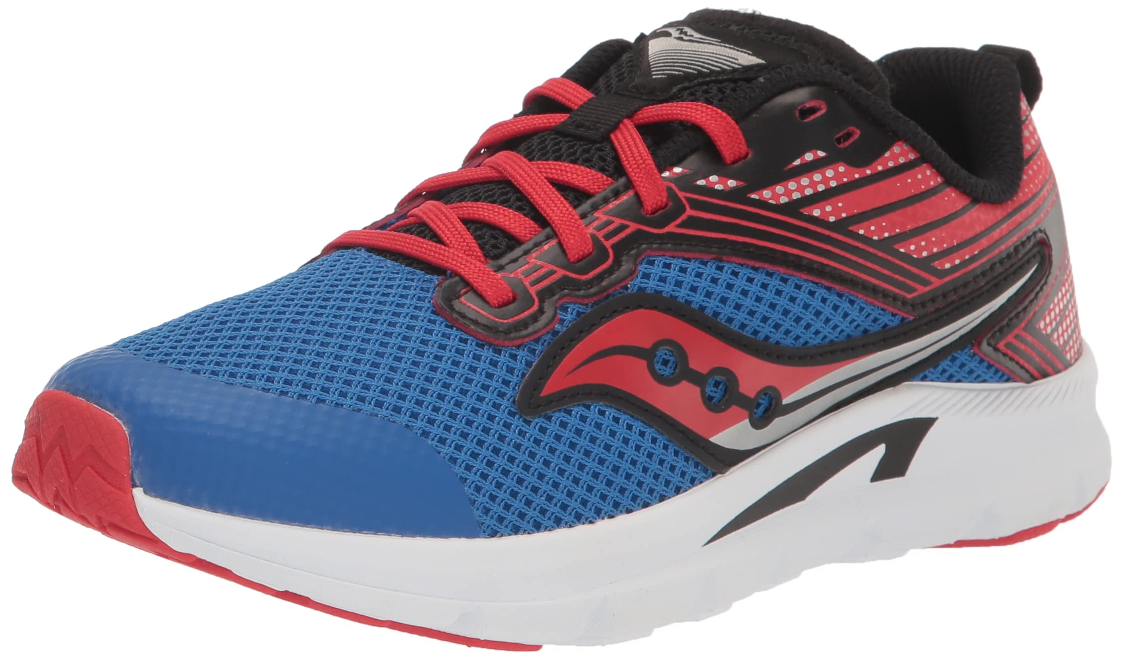 Saucony Axon Sneakers For Kids - Breathable Leather & Mesh Athletic Shoes (Unisex Big Kid)