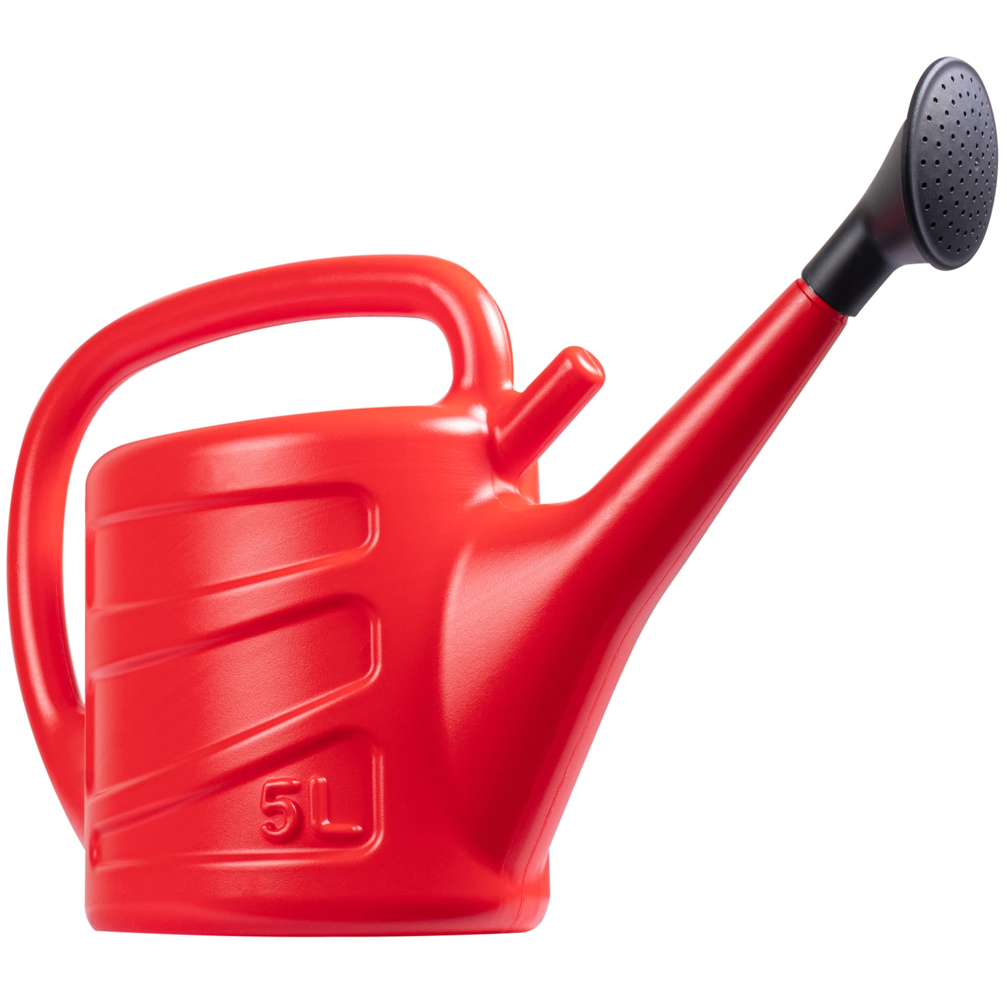 Hardys Red 5L Rose Watering Can - Outdoor & Indoor Watering Can With Detachable Sprinkler Rose Head, Long Spout Water Can For Houseplant & Garden Plants