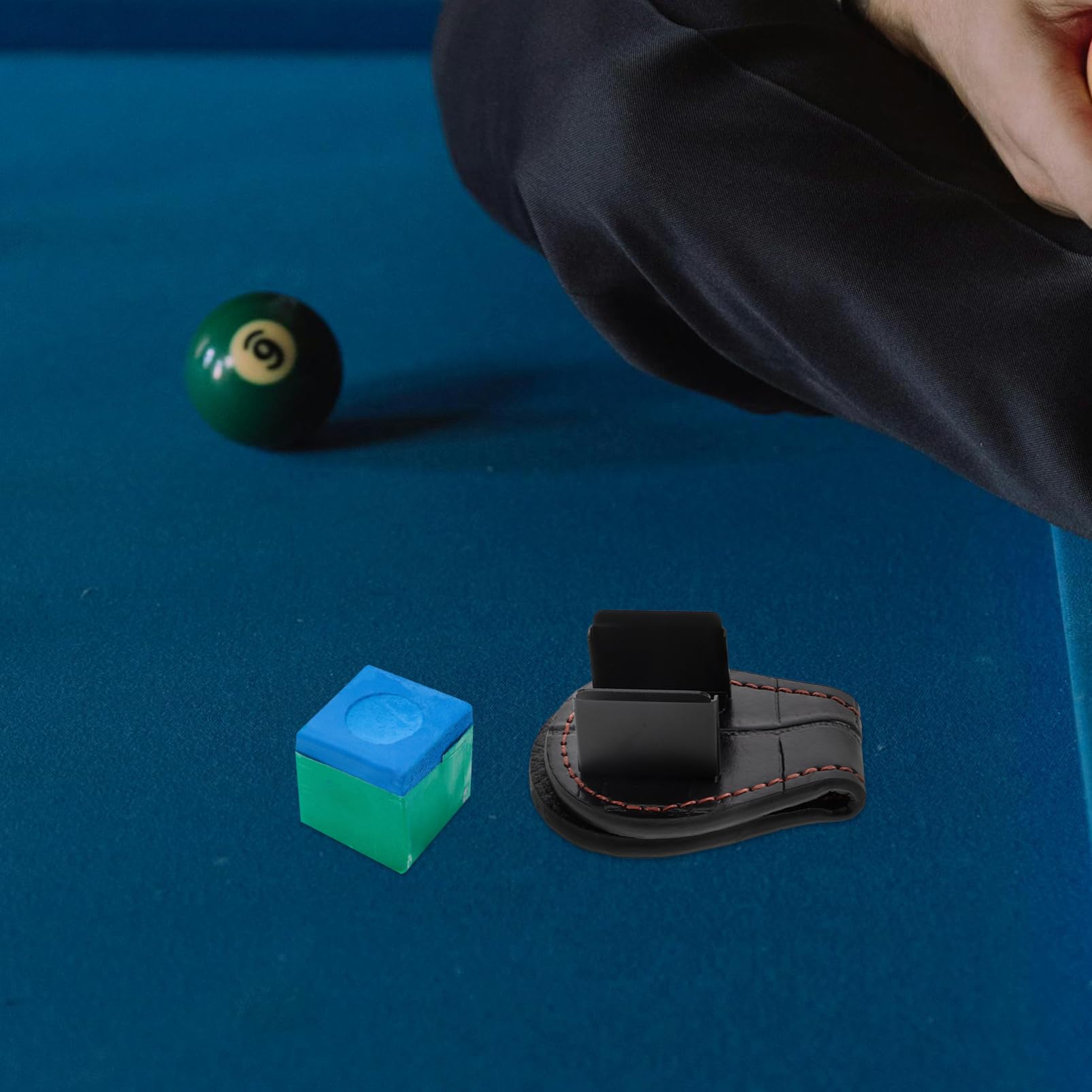 Portagesso Magnetico Per Biliardo Con Clip - Accessorio Pratico Per Snooker E Stecche (Blu) - Foto 5