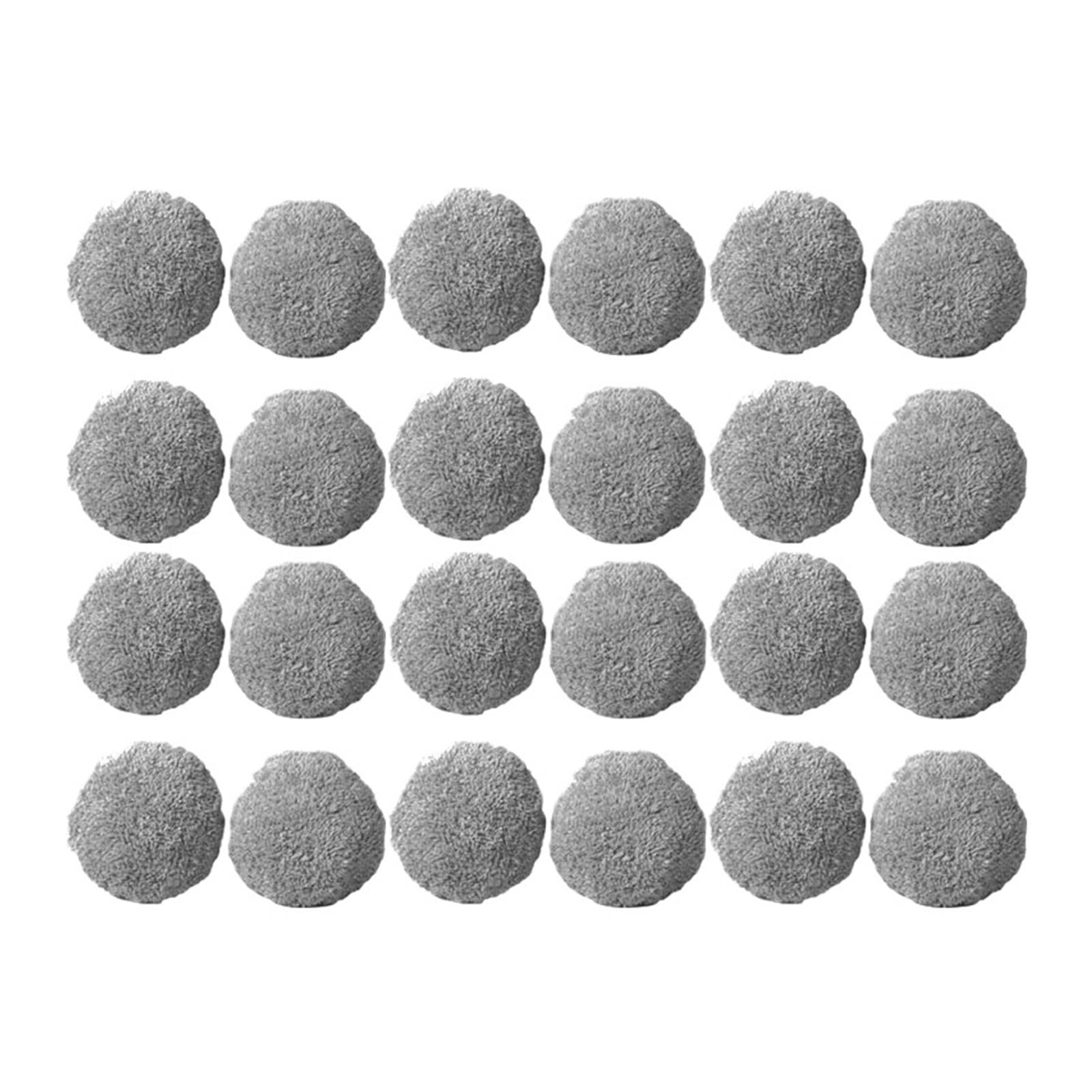 Robot Lavavetri Universale Con Panno Rotondo, Compatibile Con Purerobo, Accessori W-R3S, Panno Pulito For Aspirapolvere Hobot 168 188, Ricambio For Panno Lavavetri(24pcs)