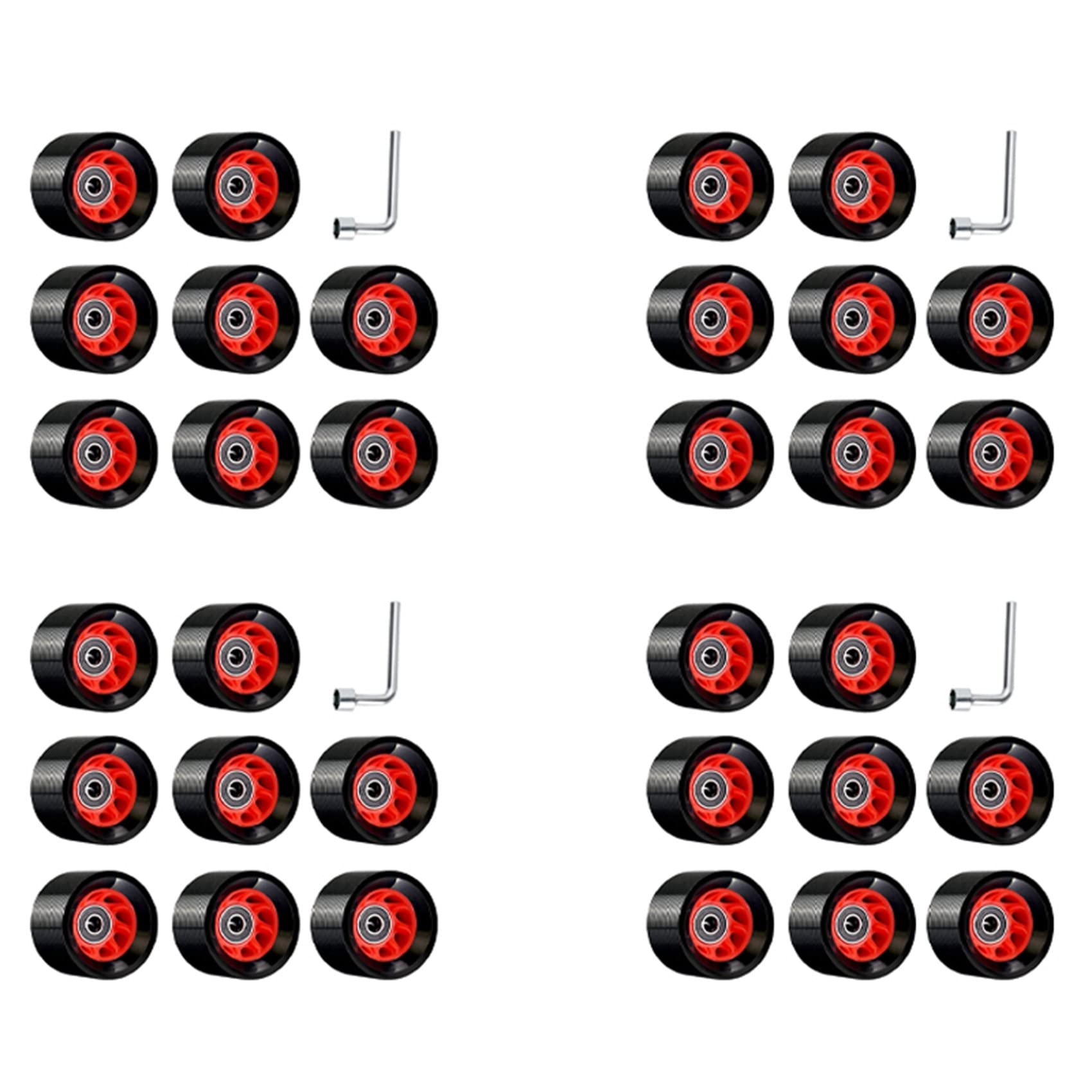 Roues de roller quad 95A pour rénover et stabiliser vos patins - 8