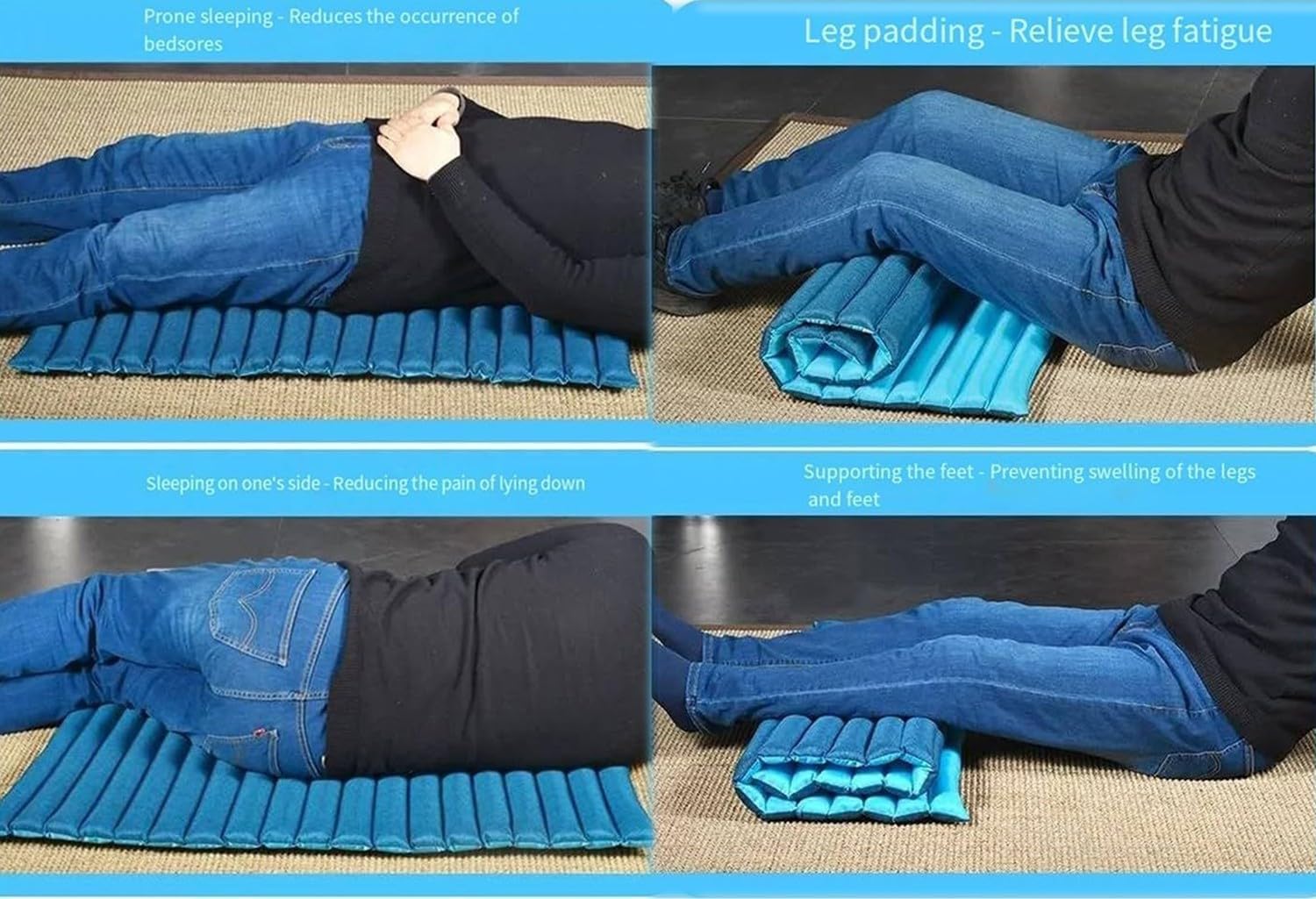 Matelas Anti-Escarres pour Personnes Âgées, Matelas pour Lit D'hôpital À Domicile Matelas À Pression Alternée, Respirants Et Confortables pour Les Patients Alités De Longue Durée