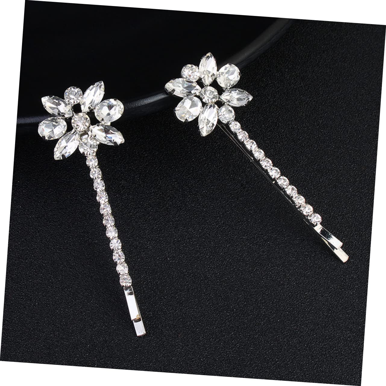Healeved 10paare Rhinestone Haarnadeln Für Frauen Blüten-haarspangen Hochzeits-haaraccessoires Glänzende Haarklammern Für Besondere Anlässe Elegant Und Charmant Für Fotos Und Feiern