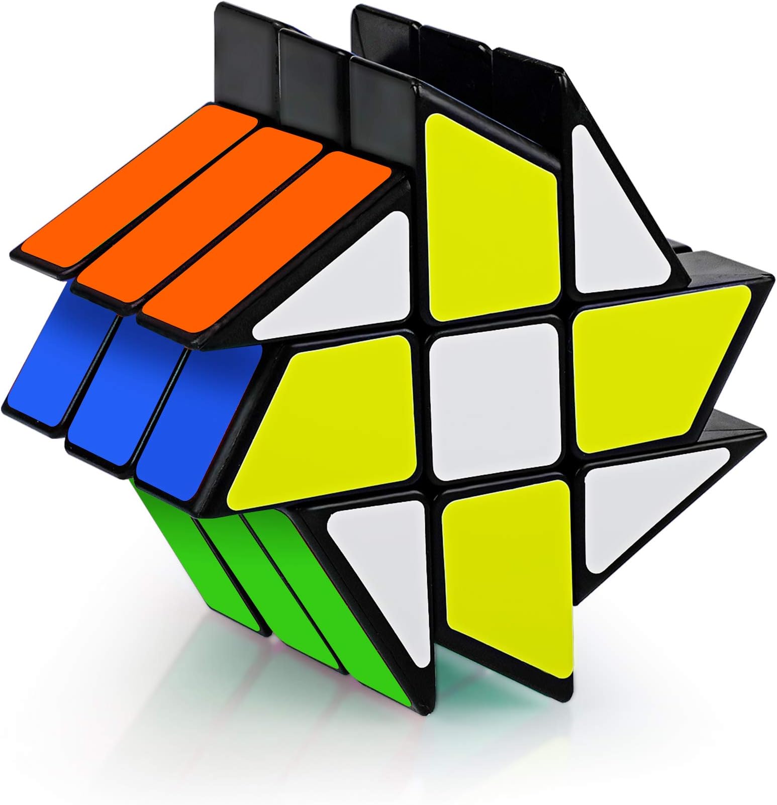 Coolzon Magic Fenghuolun 3x3 Speed Puzzle Cube - Smooth Sticker 3D Brain Teaser Educational Toy for Kids, Boys, Girls and Adults