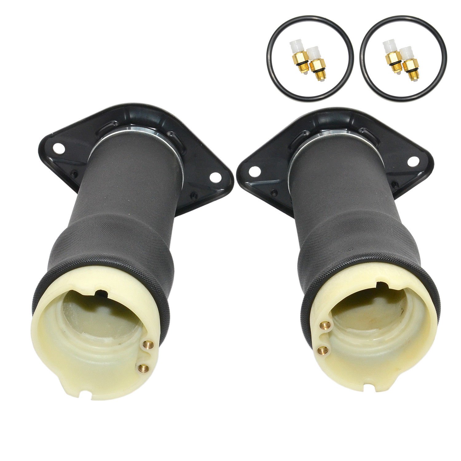 2 piezas Cámara de aire con suspensión neumática trasero izquierdo derecho 4Z7616051A 4Z7616052A Reemplazo para A6 4B C5 Allr0ad Quattr0 4Z7 616 051A 4Z7 616 052A