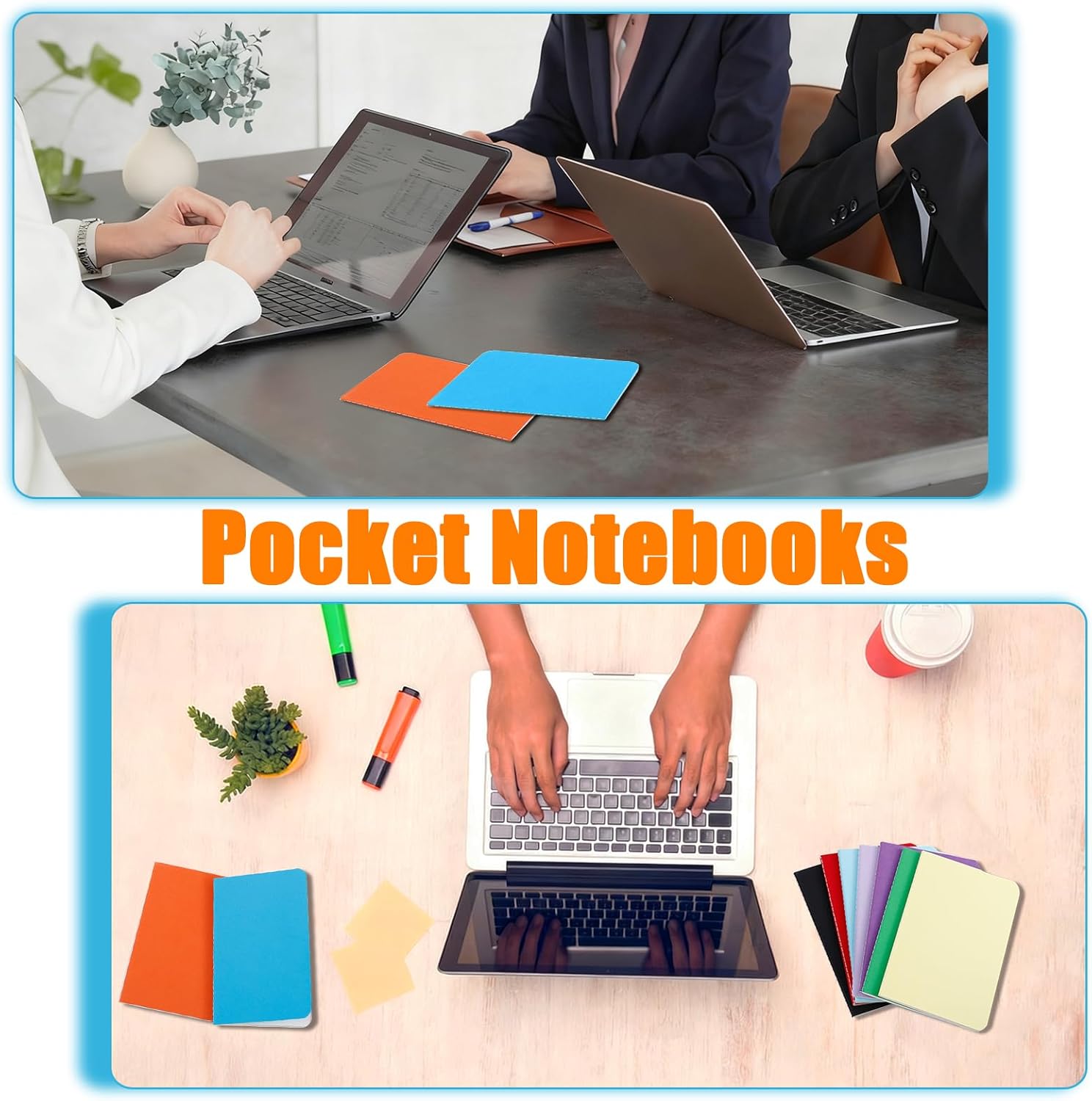 24 pcs Mini Notebooks Bulk, 3.5 x 5.5 in Pocket Notebooks, Colorful Soft Cover, Small Lined Journals for Students, Traveler, School Office Supplies, 30 Sheets/60 Pages - Image 5