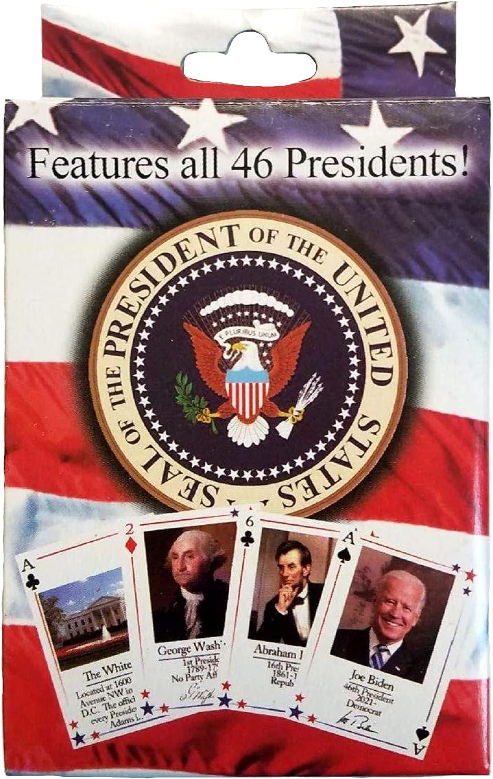 The Presidents of The United States Souvenir Playing Cards