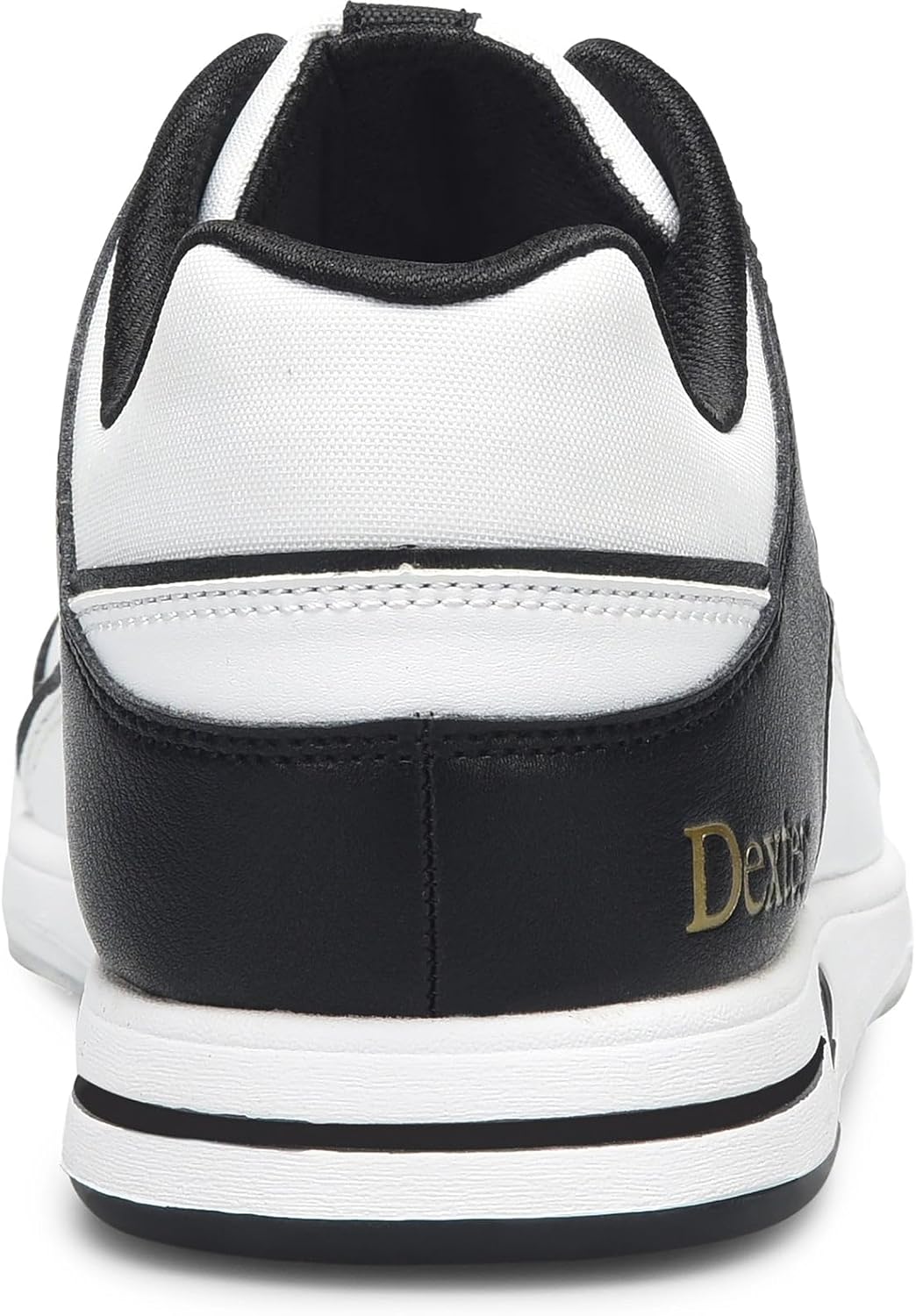 Dexter Men's Royal Bowling Shoe White/Black - Universal Slide Soles - Made for Both Left and Right Handed Bowlers - Athletic Fit - Lightweight