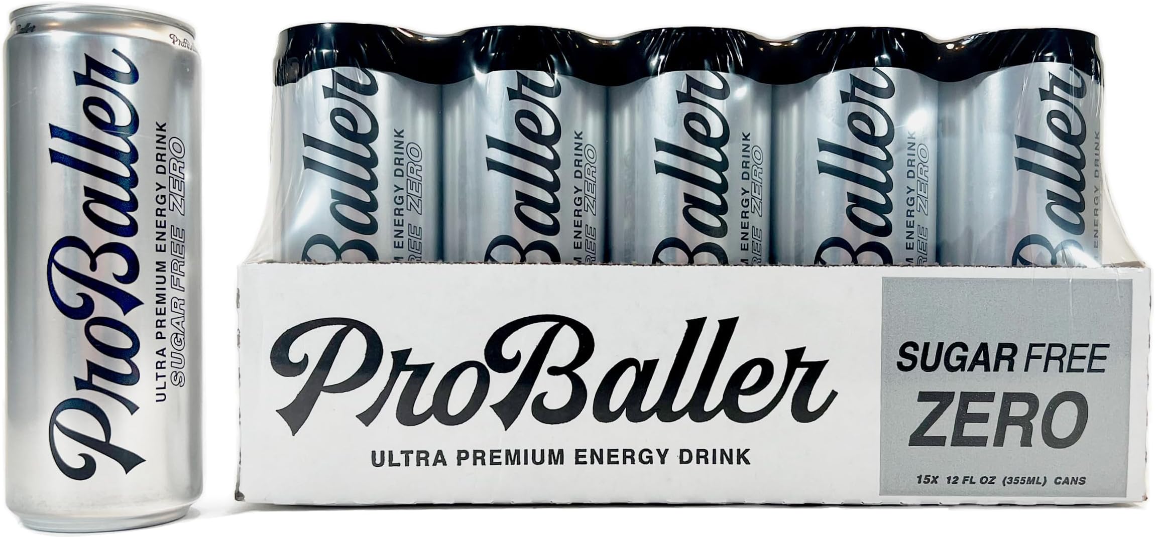 Amazon.com : ProBaller Ultra Premium Energy Drink - Citrus Sugar Free ...