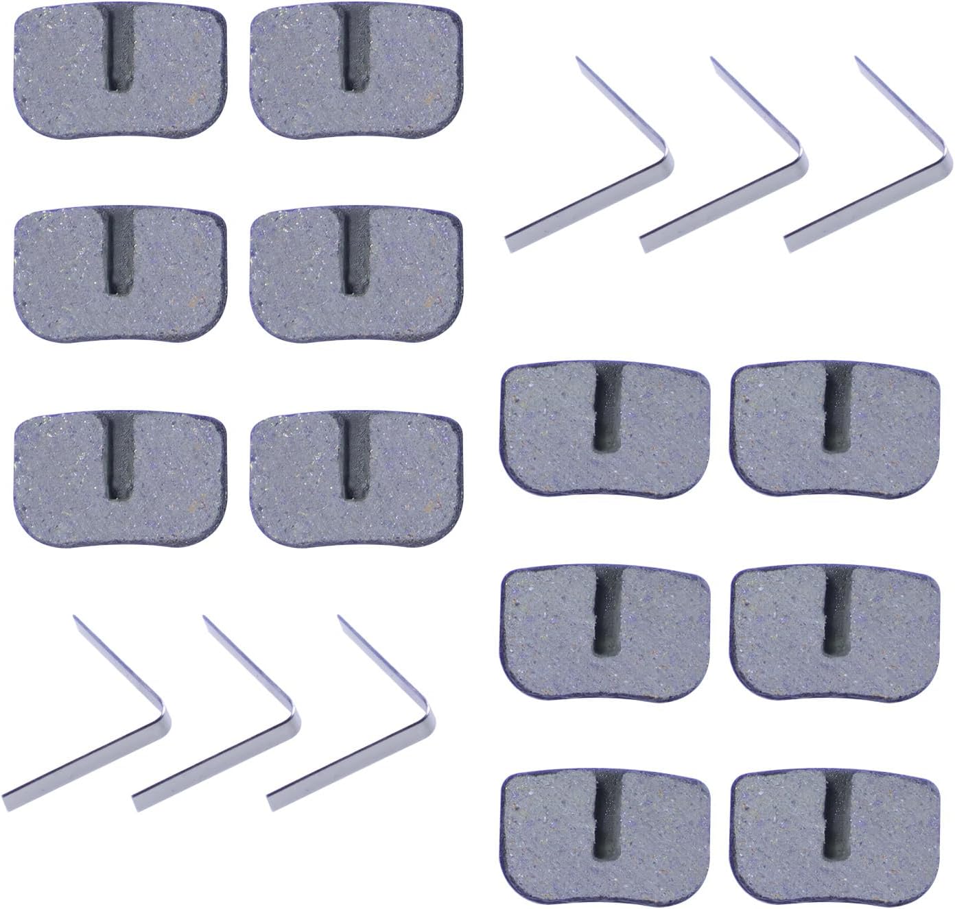 HOLATO Disc Brake Pads for Motovox MBX10 MBX11 Baja Doodle Bug DB30 Blitz Racer Coleman CT100U CC100X CK100 SK100 Mega Moto MM-B80 TrailMaster TAOTAO ATD80A RT100 Mini Bike Go Kart Dirt Bike ATV Quad