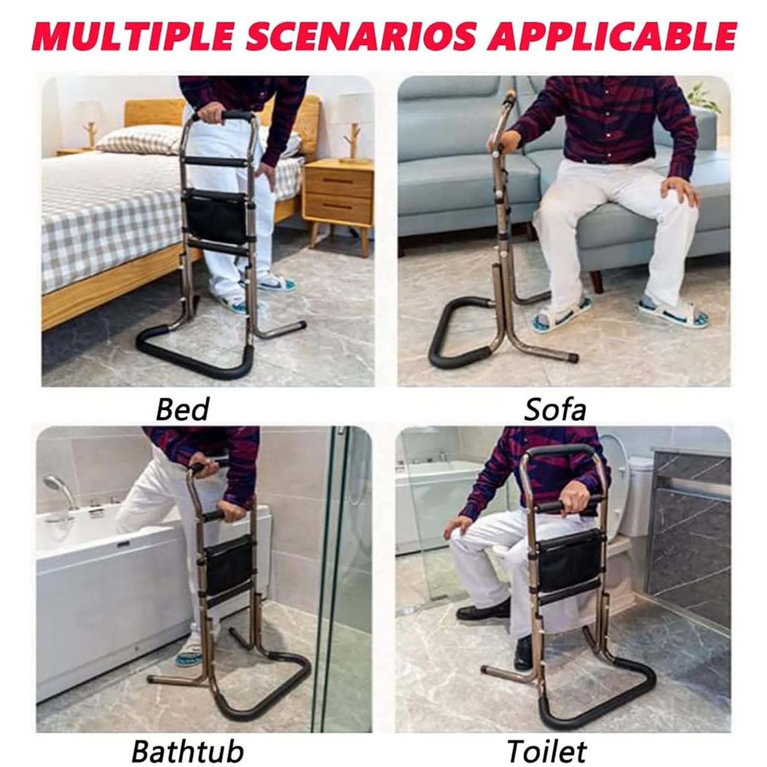 Soporte para Silla para Personas Mayores, riel para Silla, Ayuda para la Movilidad y la Vida Diaria, para Sentarse, sofá, Soporte para sofá,A