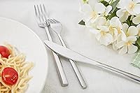 Vista 6 de Annova Juego de 6 cubiertos forjados de acero inoxidable 18/8 de alta calidad, 6 tenedores para ensalada (6 piezas)