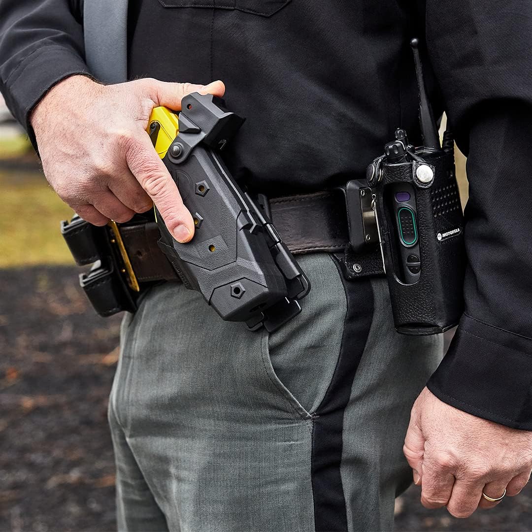 Taser X26P and X1 Level 2 Duty Holster with Tek-Lok Belt Attachment Clip - OWB Taser Holster for Duty, Leo and Military (Right Hand) - by Blade-Tech Holsters