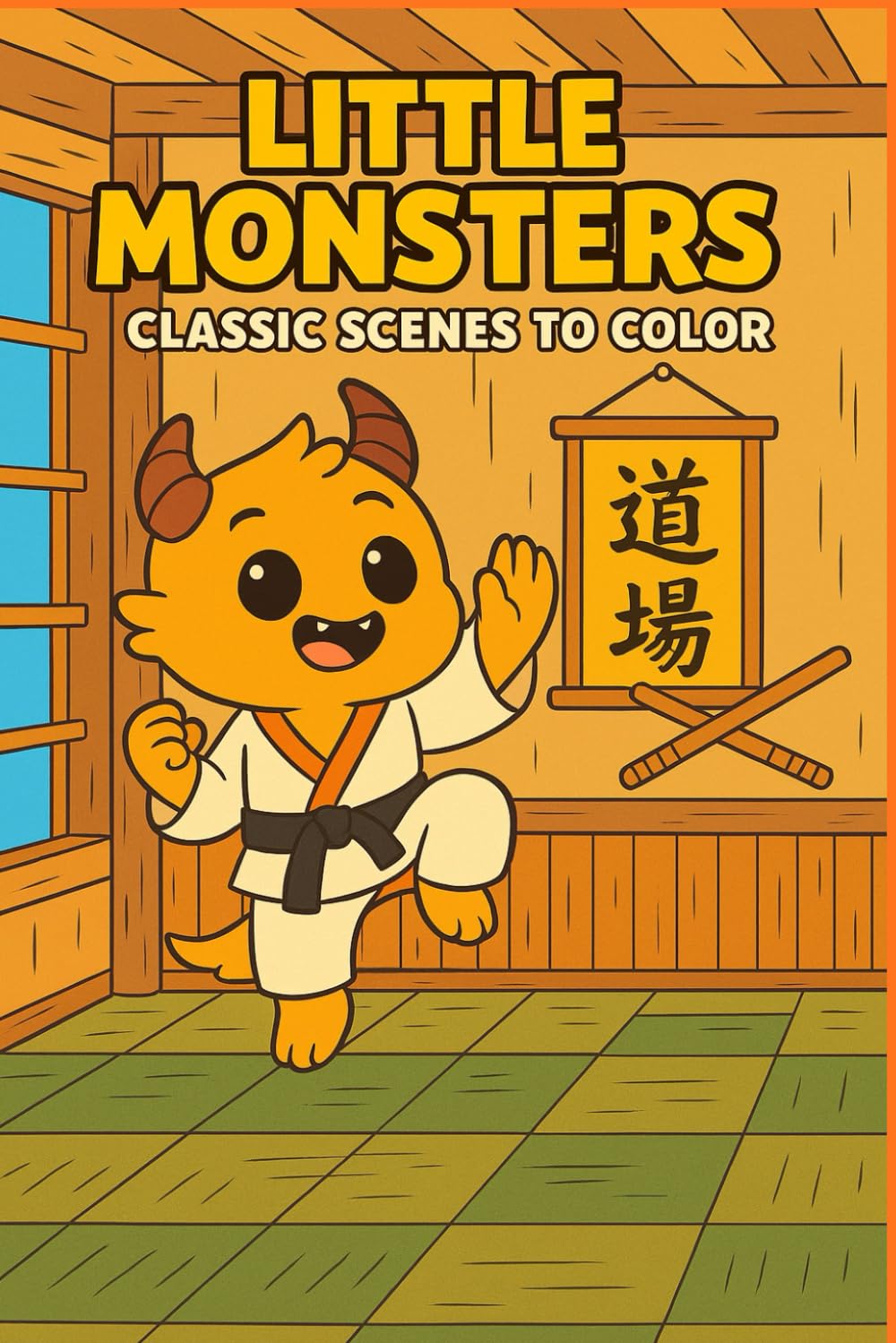 Little Monsters: Cult Movie Scenes Coloring Book