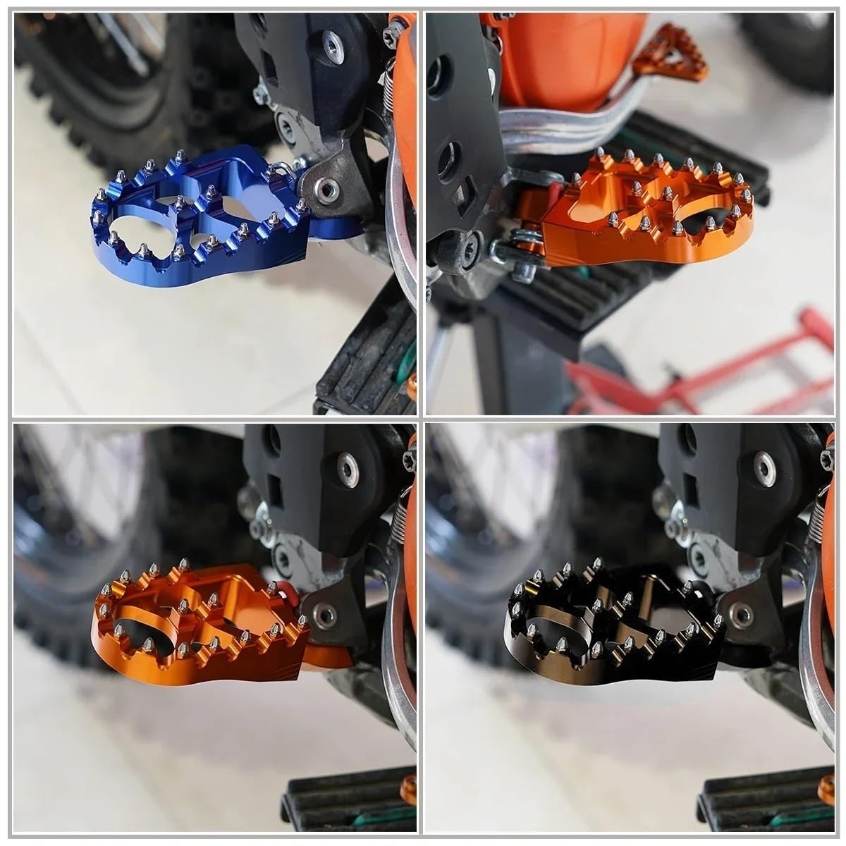 Podnóżki pedałacy terenowych Do SX SXF EXCEXCF XC XCF CNC | Podnóżki motocyklowe Pedały 125 150 250 300 350 450 500 2016-2013