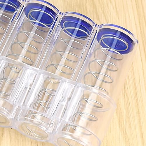 Miniatura 7 de Organizador de monedas, cajas de dinero, cápsulas para cambiador de monedas, dispensador de monedas de múltiples capas, apilable, de gran capacidad,