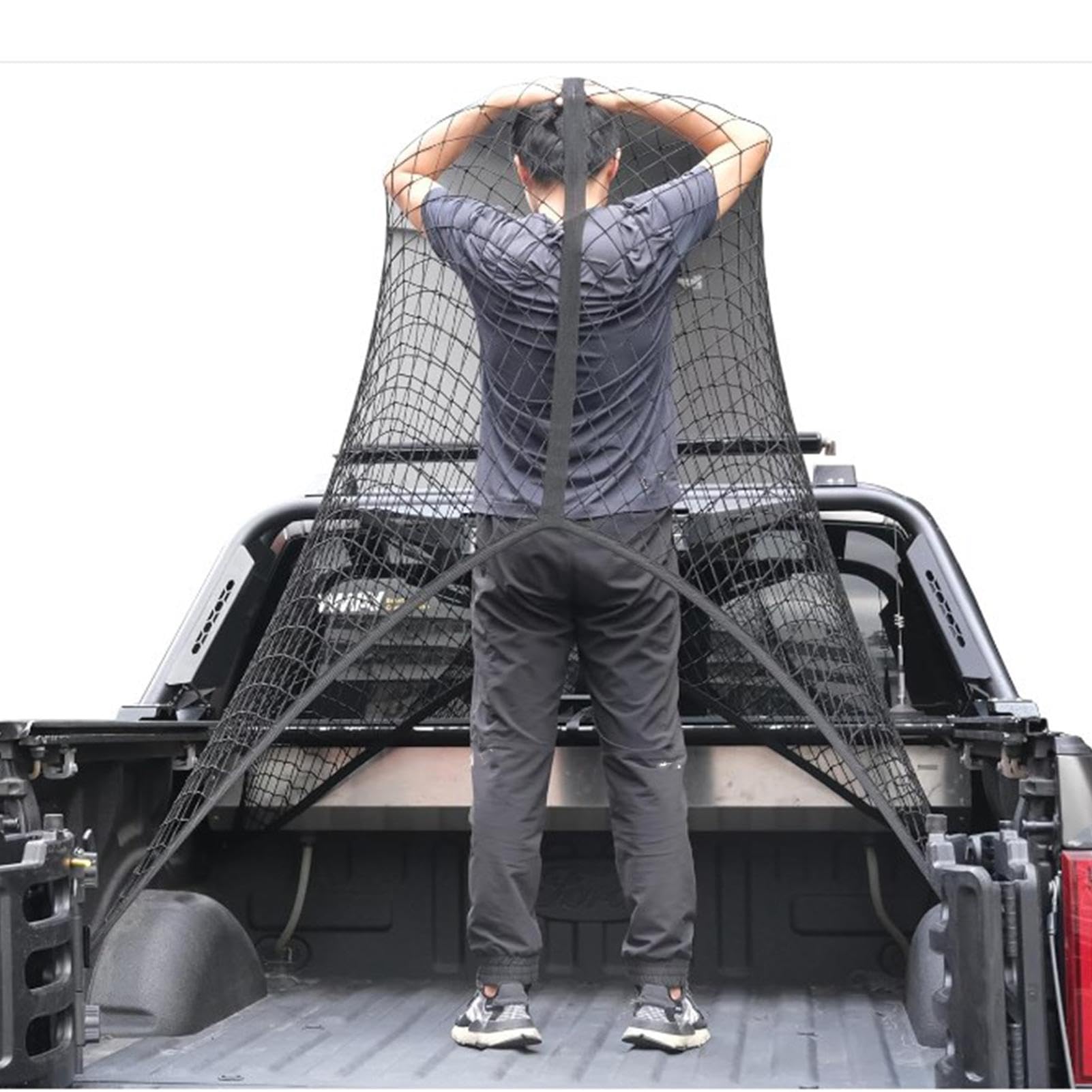 Filet de chargement élastique | Rangement élastique robuste pour camion