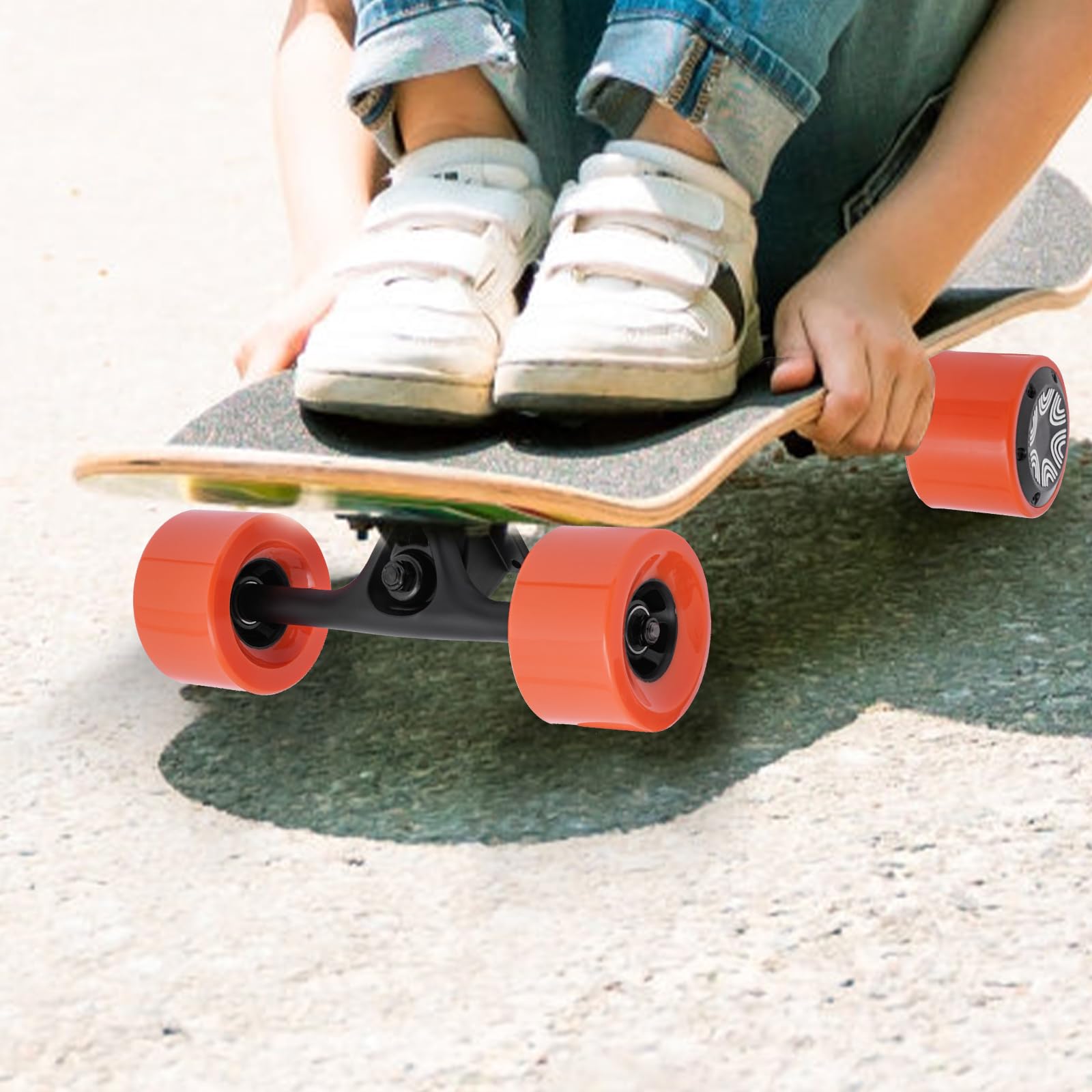 Kit moteur de skateboard électrique pour adultes - Roues PU 250 W - Moteur sans balais - Inclinaison de 20 ° - Étanchéité IP44