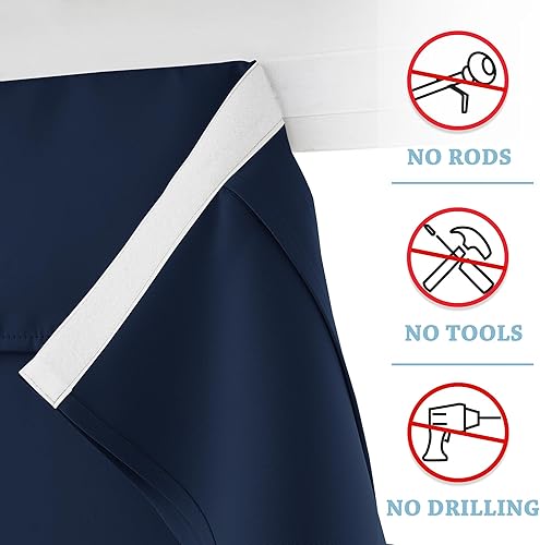 Miniatura 4 de RYB HOME - Cubierta de ventana de puerta de aula, persianas opacas para ventanas y puertas de aula, persianas de bloqueo, diseño de oscurecimiento