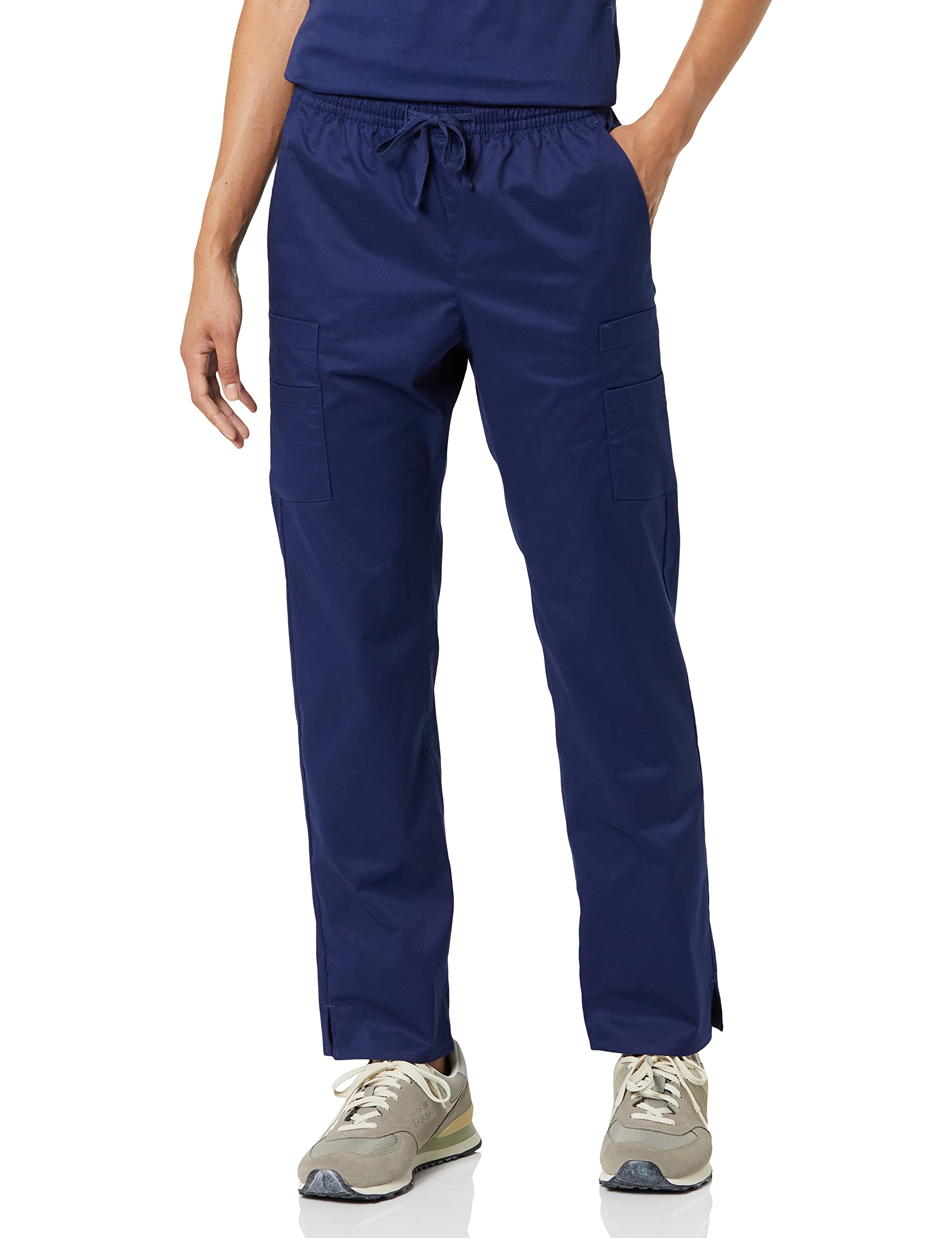 Amazon Essentials Women's Quick-Dry Stretch Scrub Trousers (Available in Plus Size), Dark Blue, XS