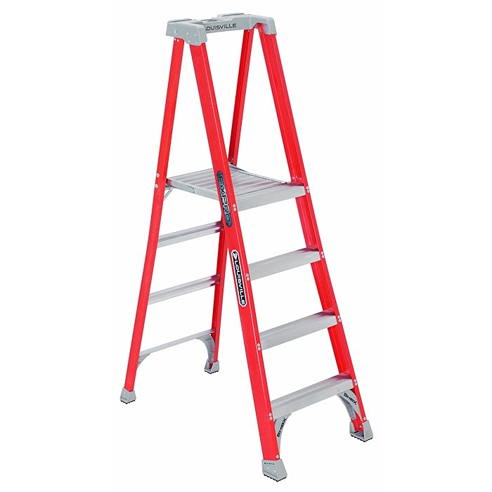 Buy Louisville Ladder 12Foot Fiberglass Pro Platform Ladder with