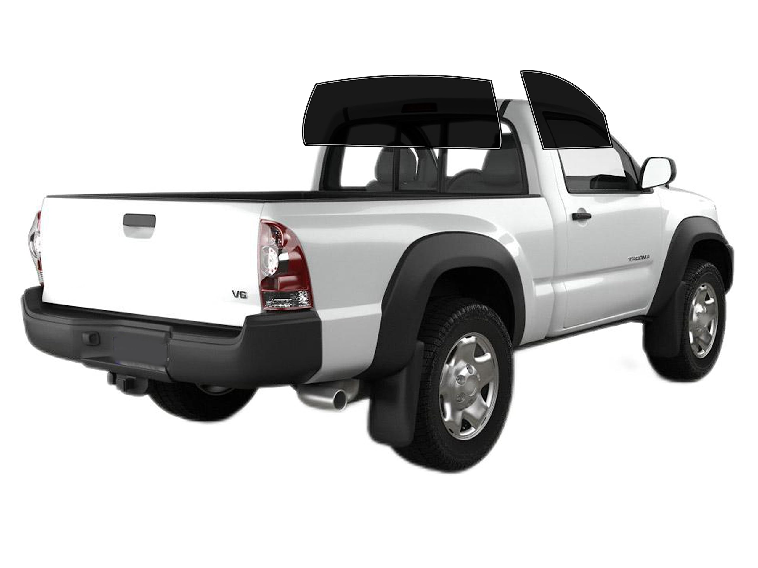 AUTOTEK Precut Windows Tint Film All Sides Cars Sun Blocking Protection Privacy Anti Shatter Glass 2 Ply Film Any Tint Shade kit for Toyota Tacoma Regular 2005-2015