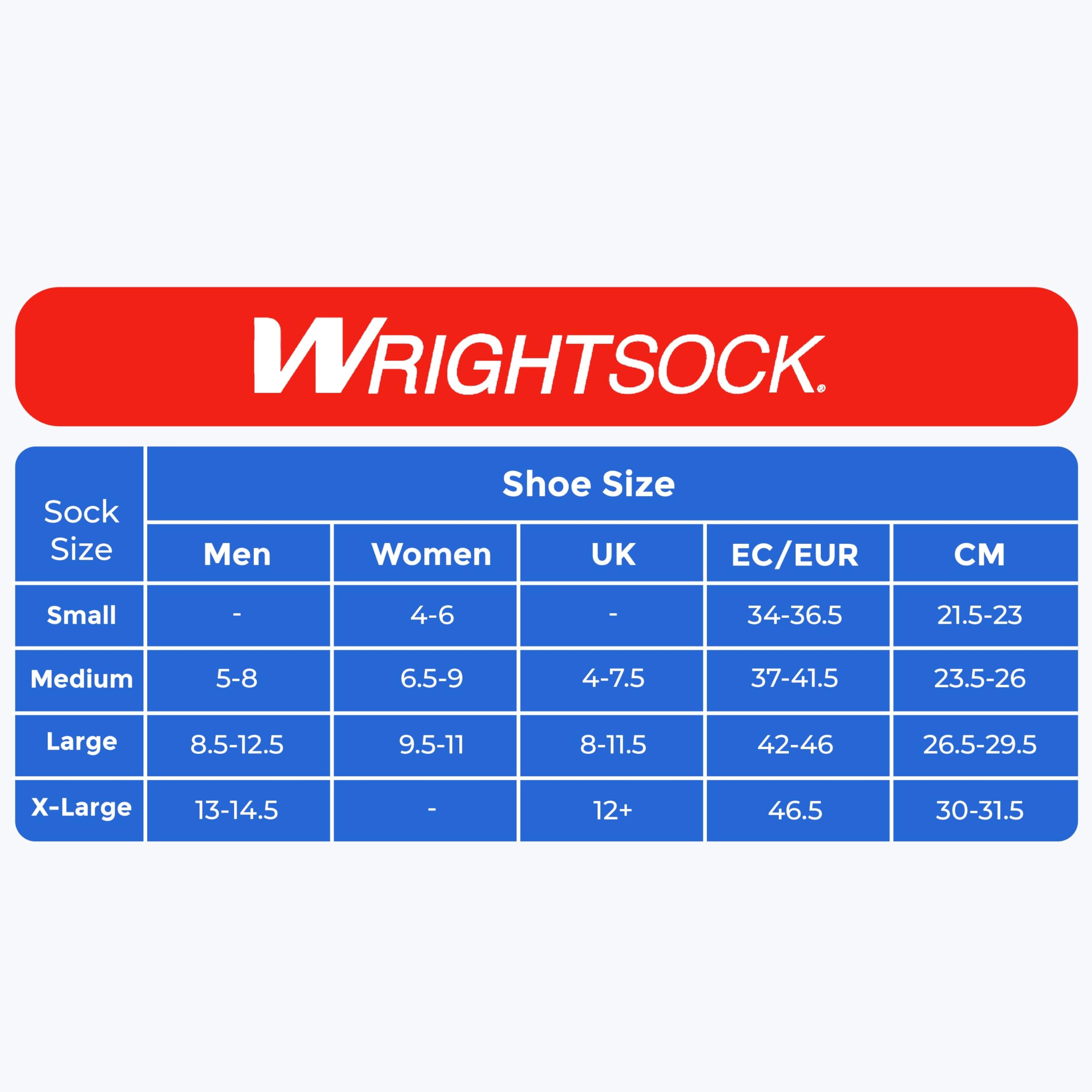 Wrightsock Calzini da corsa ultra sottili per uomini e donne, imbottiti, ecologici e anti vesciche, con il nostro design sagomato del piede, realizzati in America con regolazione dell'umidità, nero,