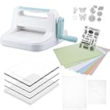 6in Die Cutting Machine, Manual Embossing Machine for Scrapbooking Starter (Blue)