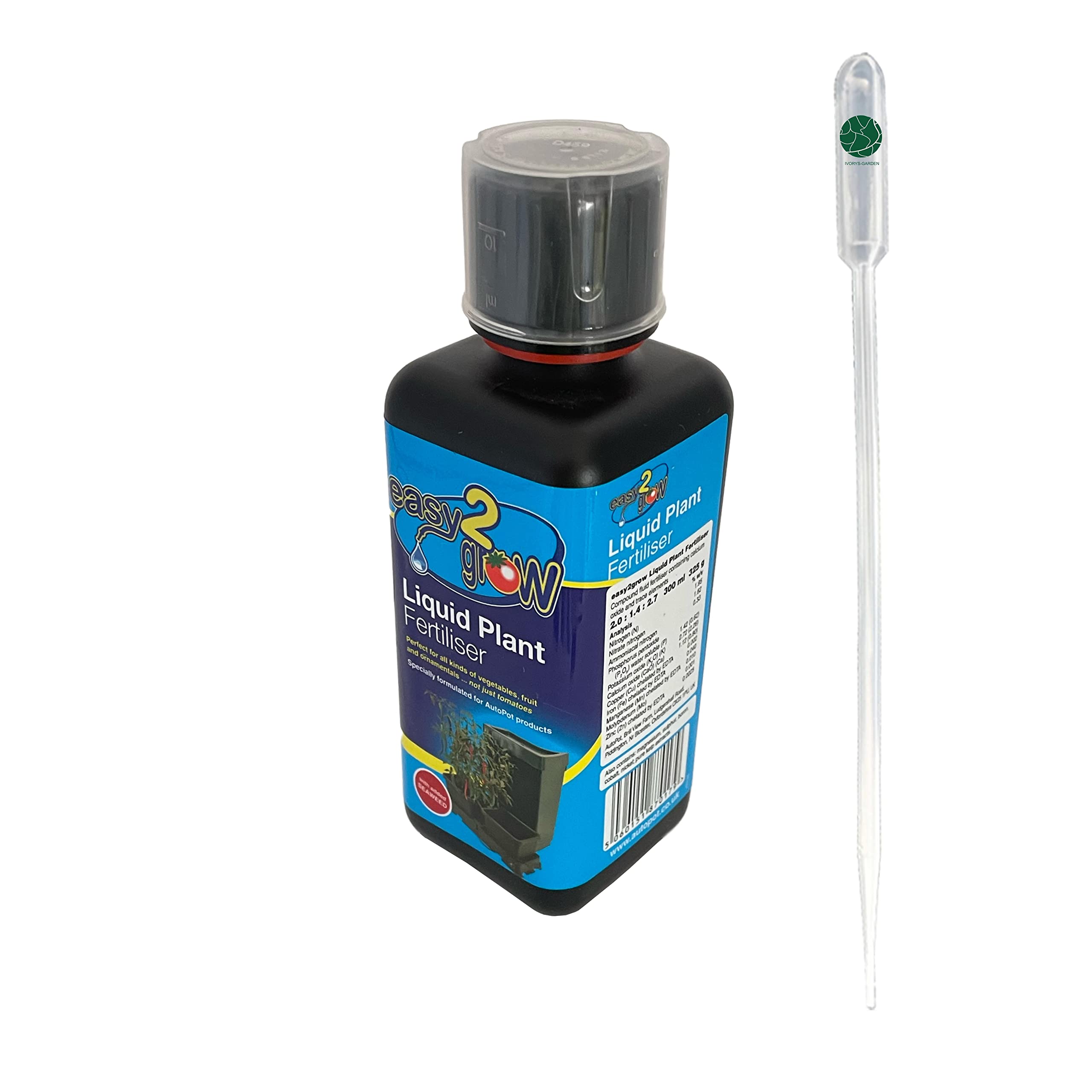 easy2grow Liquid Plant Fertilizer 300 ml AutoPot Blte Wachstum Dnger NPK  : Amazon.de: Garten