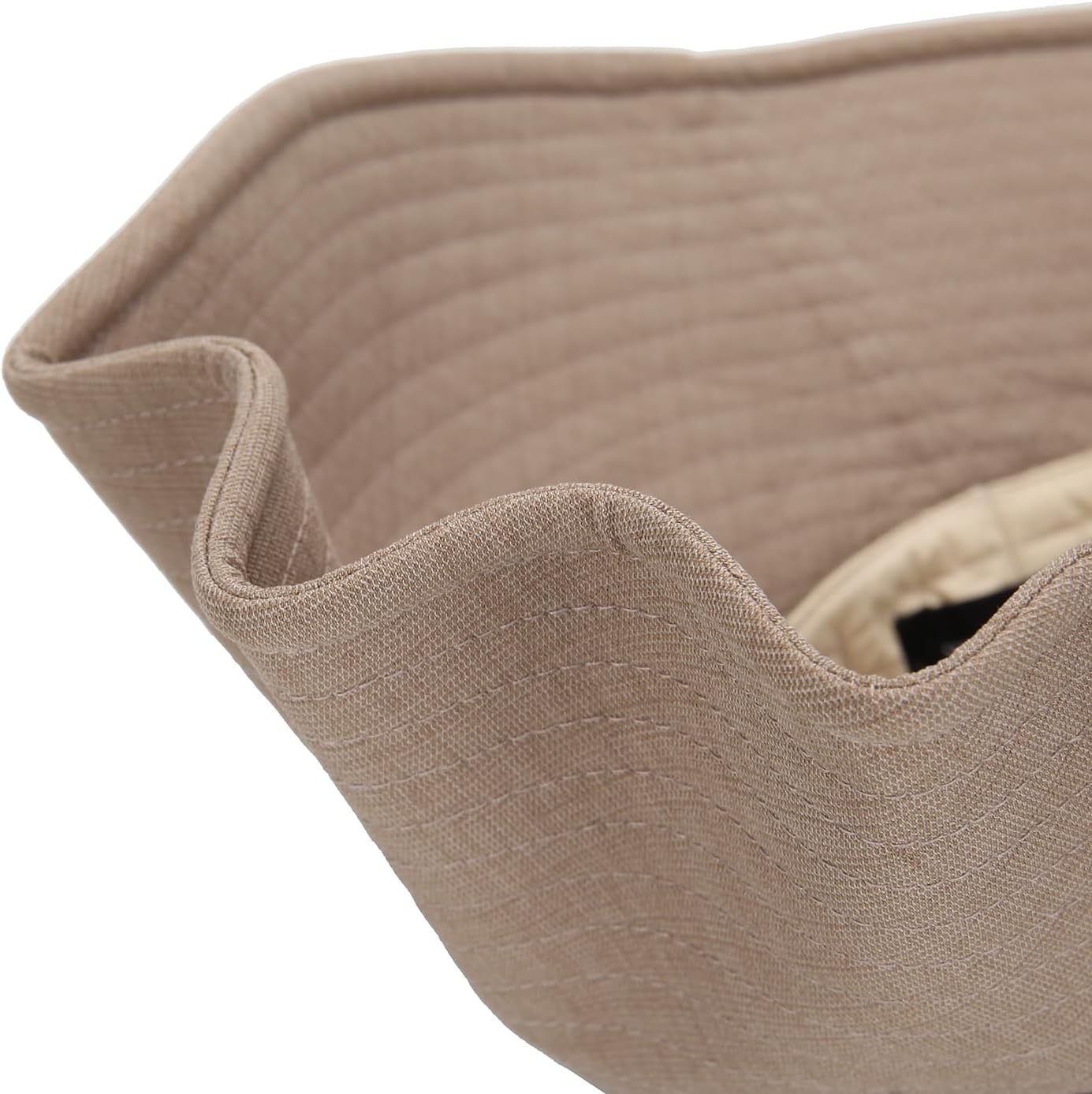 WHITE SANDS MOJA Unbalanced Wide Brim Bucket Hat Adjustable Polyester Blend Hat for Women ISOLA