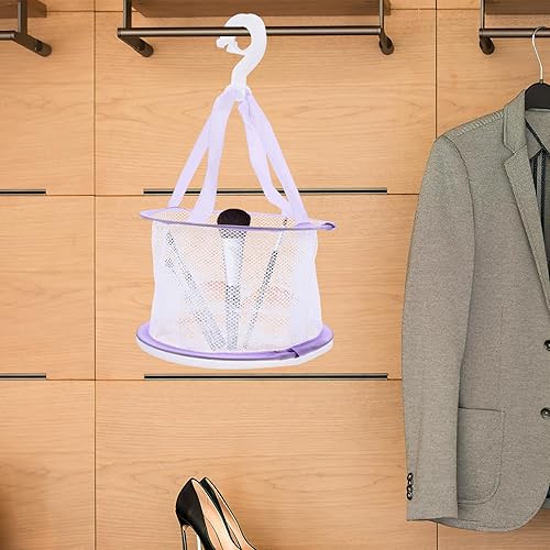 Miniatura 8 de Luxshiny Red de secado de huevos de belleza Tendedero de secado de ropa Secador de ropa Cesta de secado de malla de secado Cesta de malla colgante