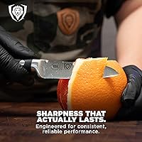 Vista 2 de DALSTRONG, cuchillo de pelar - serie Gladiator - acero alemán de alto carbono - 3.75 pulgadas.