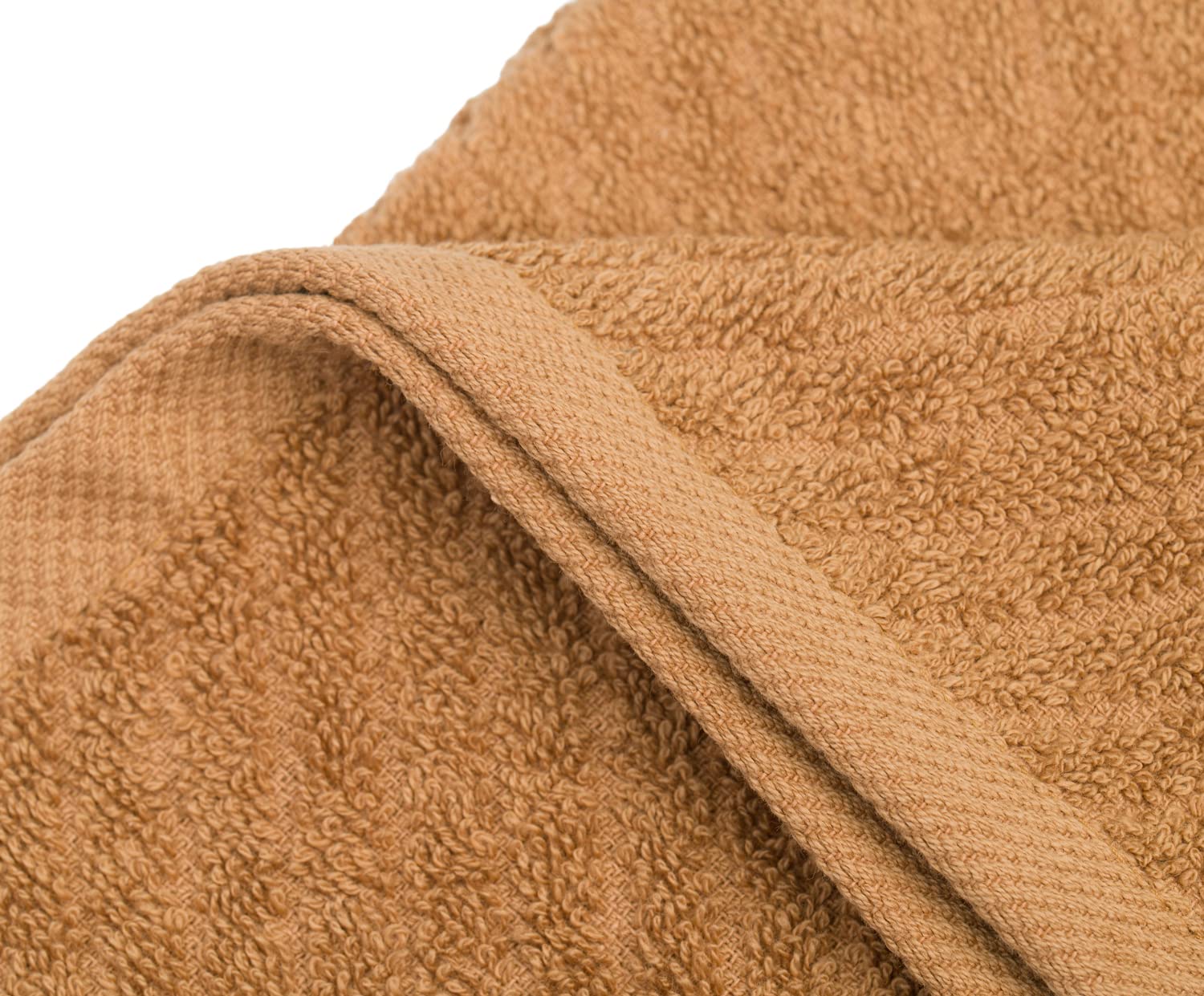 Gözze - Set de toallas de rizo, 2 toallas de mano (50 x 100 cm), 2 toallas de ducha (70 x 140 cm) y 2 toallas de invitados (30 x 50 cm), Algodón, 480 g/m² - Arena