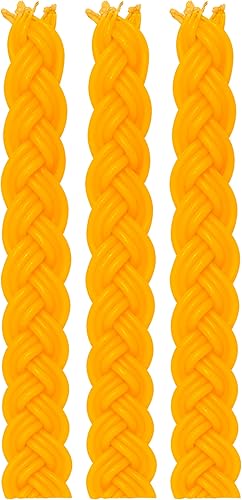 Miniatura 10 de OHR CANDLES Vela Havdalah de cera de abeja trenzada, vela de cera de abejas puras, regalo de judaica de Shabat, trenza plana, paquete de 2 unidades