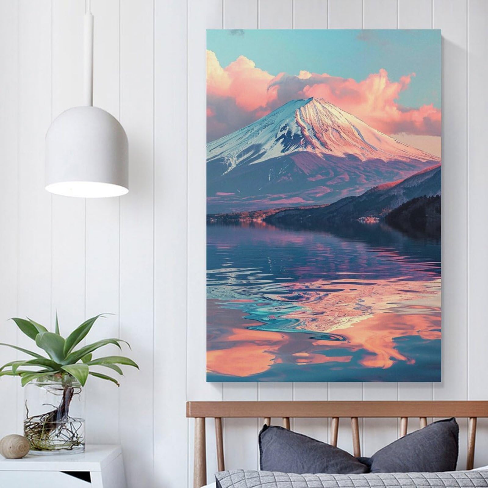 富士山 水彩画／風景画／インテリアアート d699f5d98f9e94c43bafc529b77607