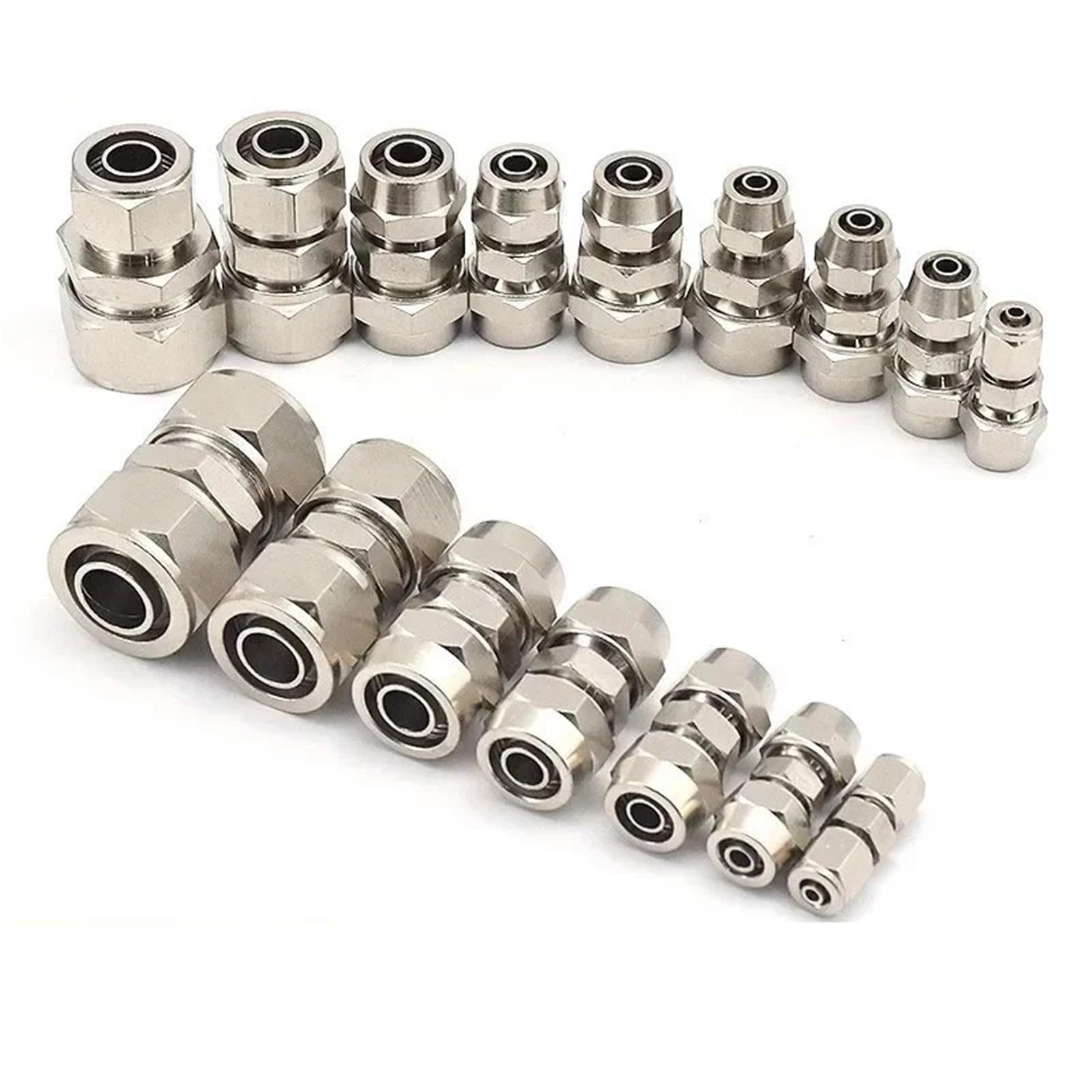 Raccords pneumatiques à torsion rapide, connecteurs de tuyaux, connecteur à vis en cuivre de 6mm 8mm 10mm, 1 pièce(12mm)