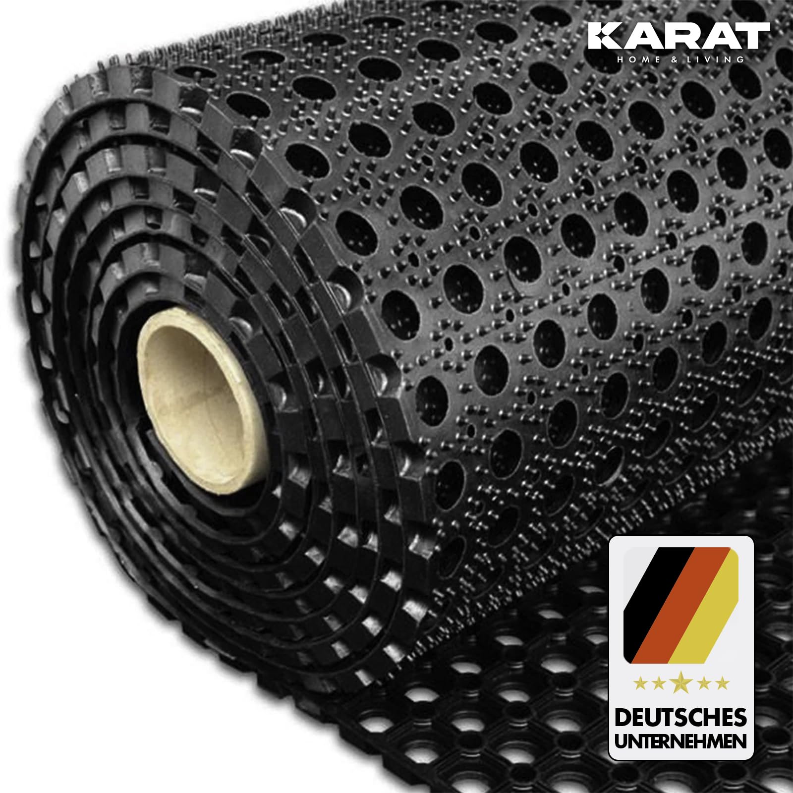 Rejilla para césped, para exteriores, protección ideal del césped para patios de recreo y jardines, en varios tamaños, Negro