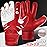 Sportout Youth&Adult Goalie Goalkeeper Gloves,Strong Grip for The Toughest Saves, with Finger Spines to Give Splendid Protection to Prevent Injuries,3 Colors (Red, 6)