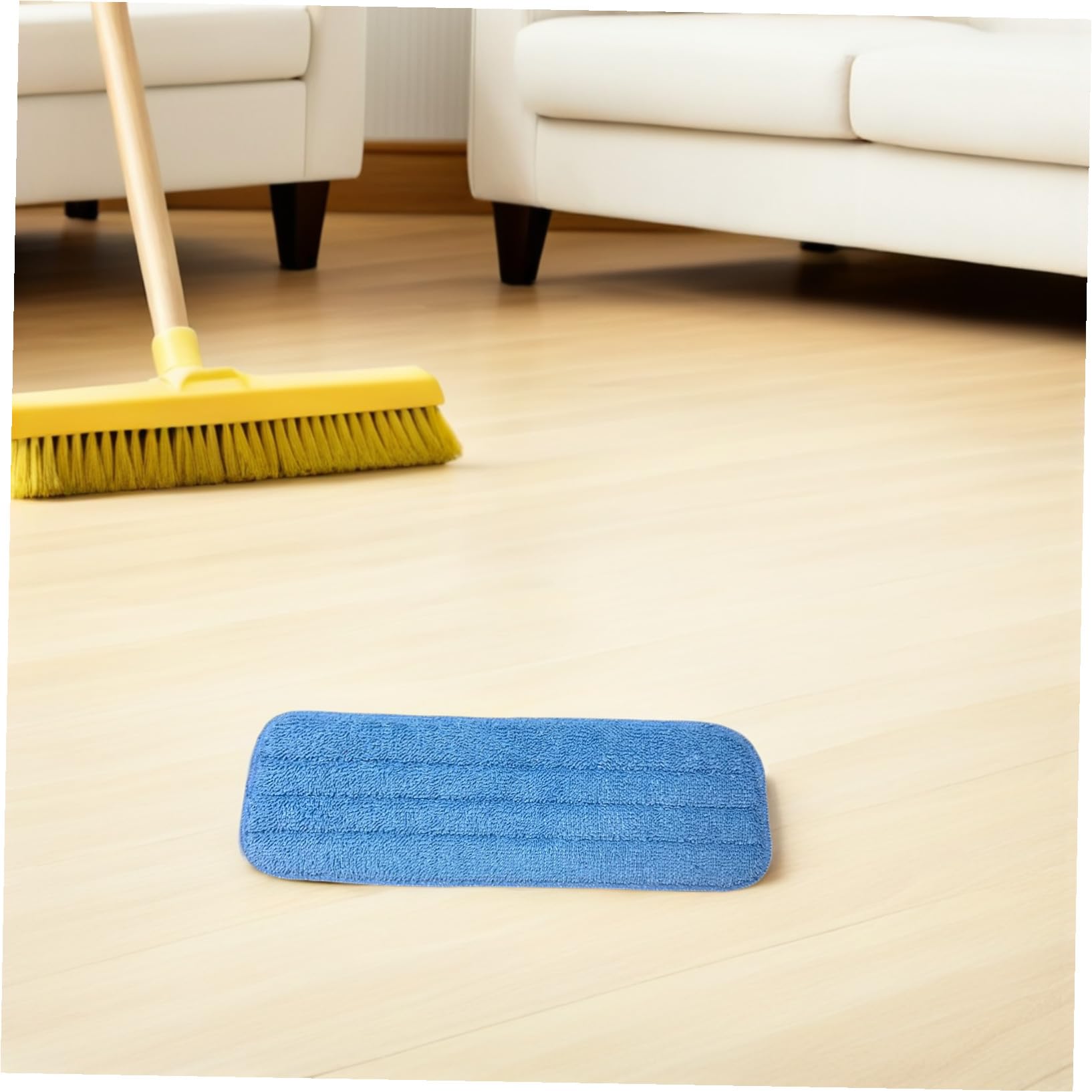 10 Pezzi Panni Riutilizzabili in Microfibra Panni Lavabili Per Pulizia Di Pavimenti Superfici Dure Ricarica Per Mop Spray