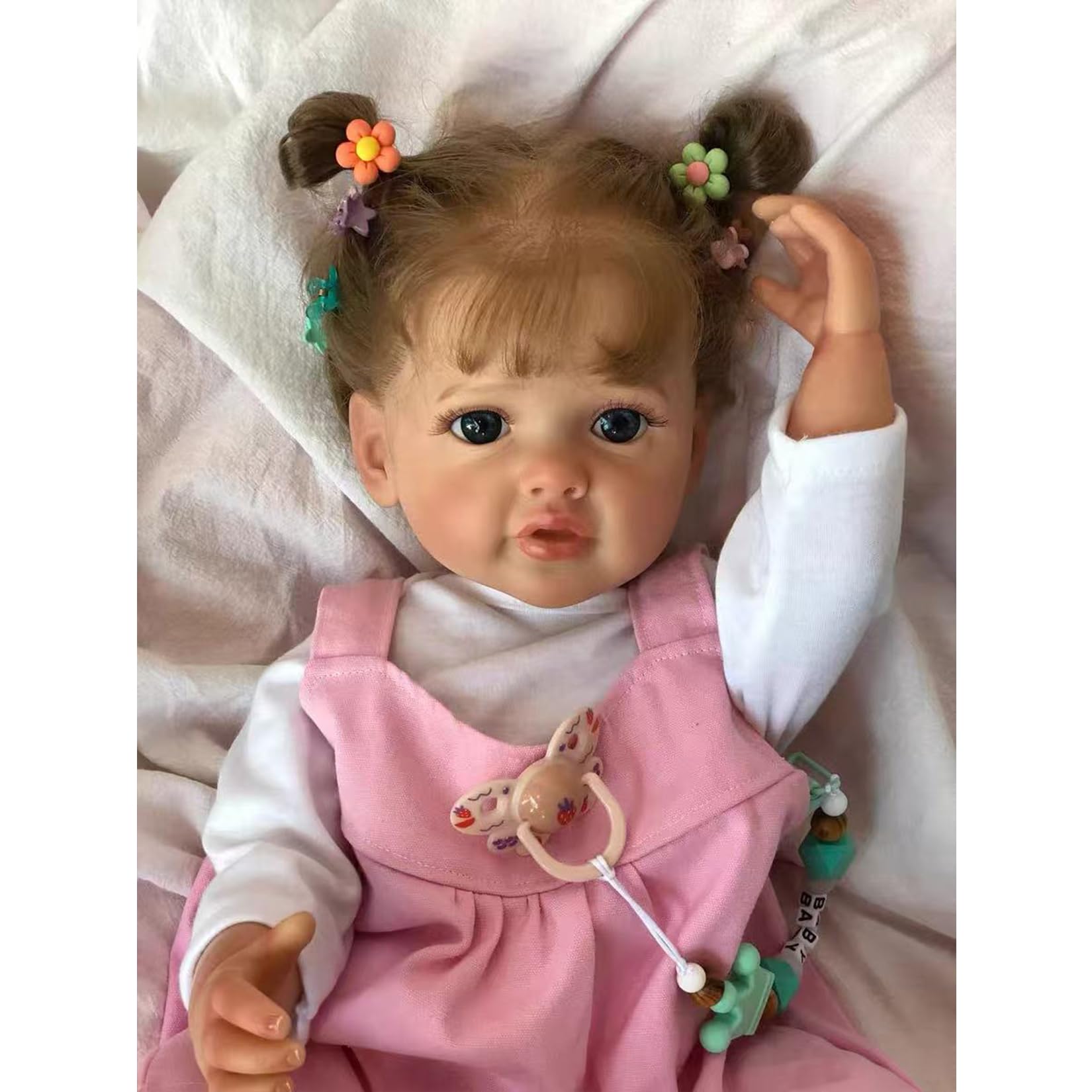 22 Pollici 55 cm Reborn Bambole Del Bambino Del Silicone Full Body Fatto A Mano Regalo di Natale Reborn Bambino Neonato Bambole Ragazzo Ragazza Giocattolo