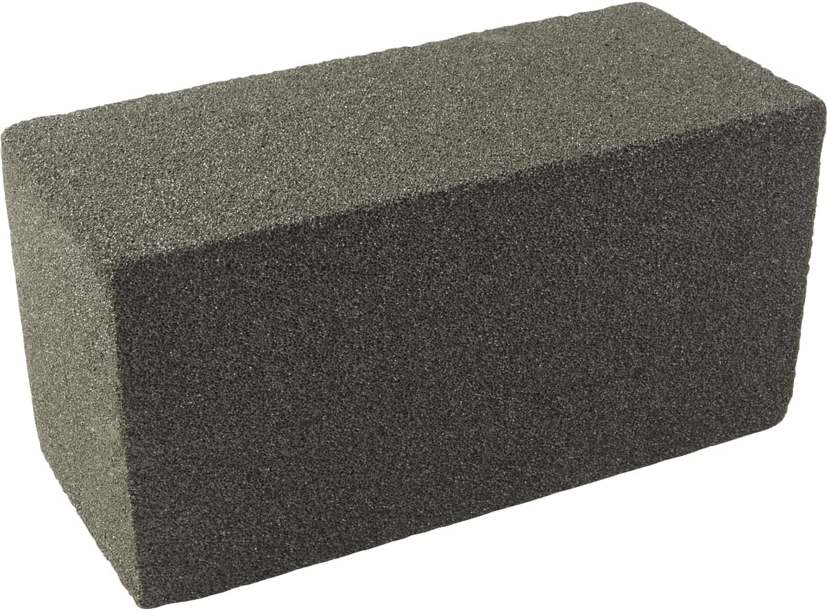 Heavy Duty Grill Scrubber, 12 Count - Powerful Abrasive Scouring Pad - Ideal for Grills, Grates, Charcoal & Gas BBQs - Tough on Burnt On Food & Grease
