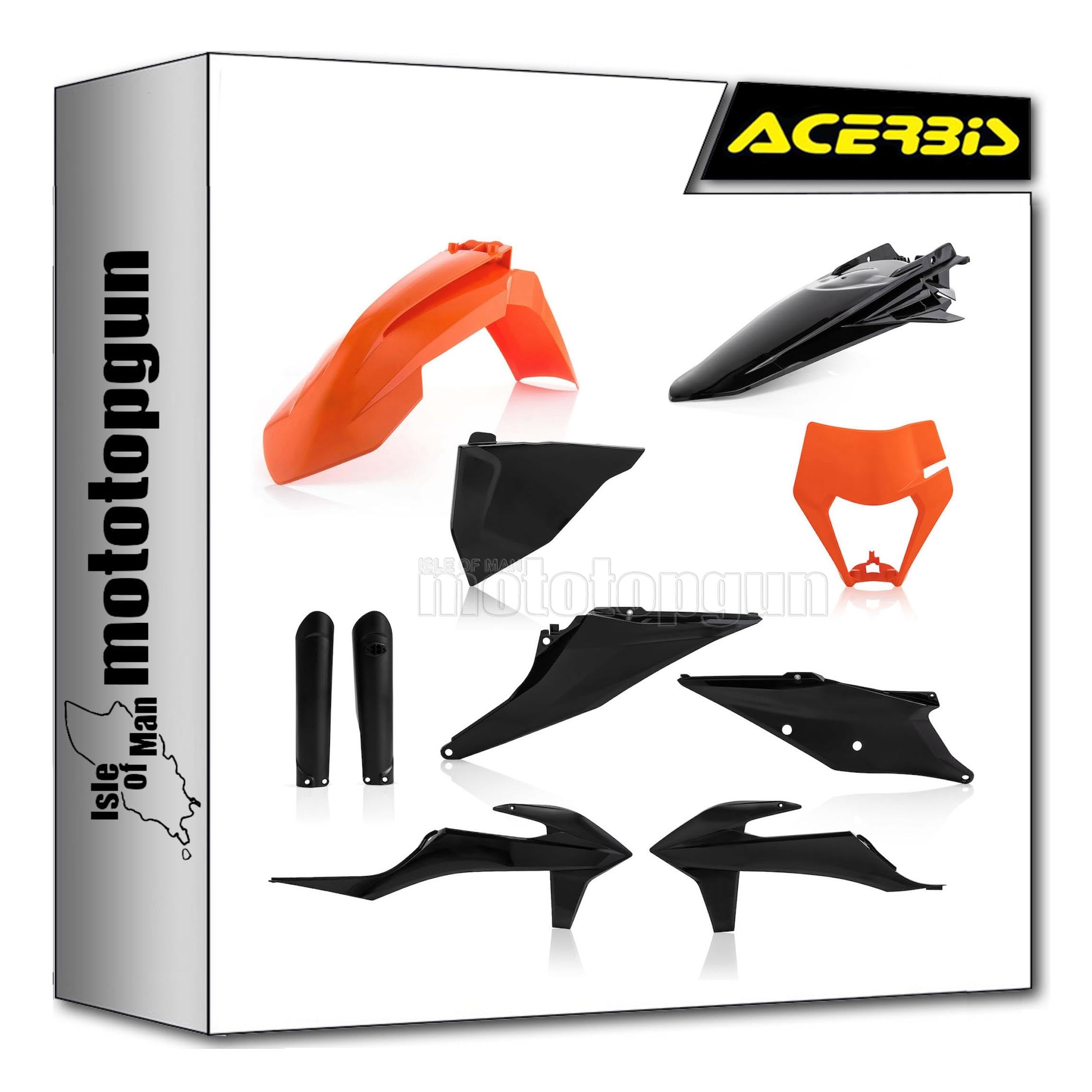 Kit cache carenage flexible Acerbis pour proteger la KTM XCF-W 350 2020 - 3