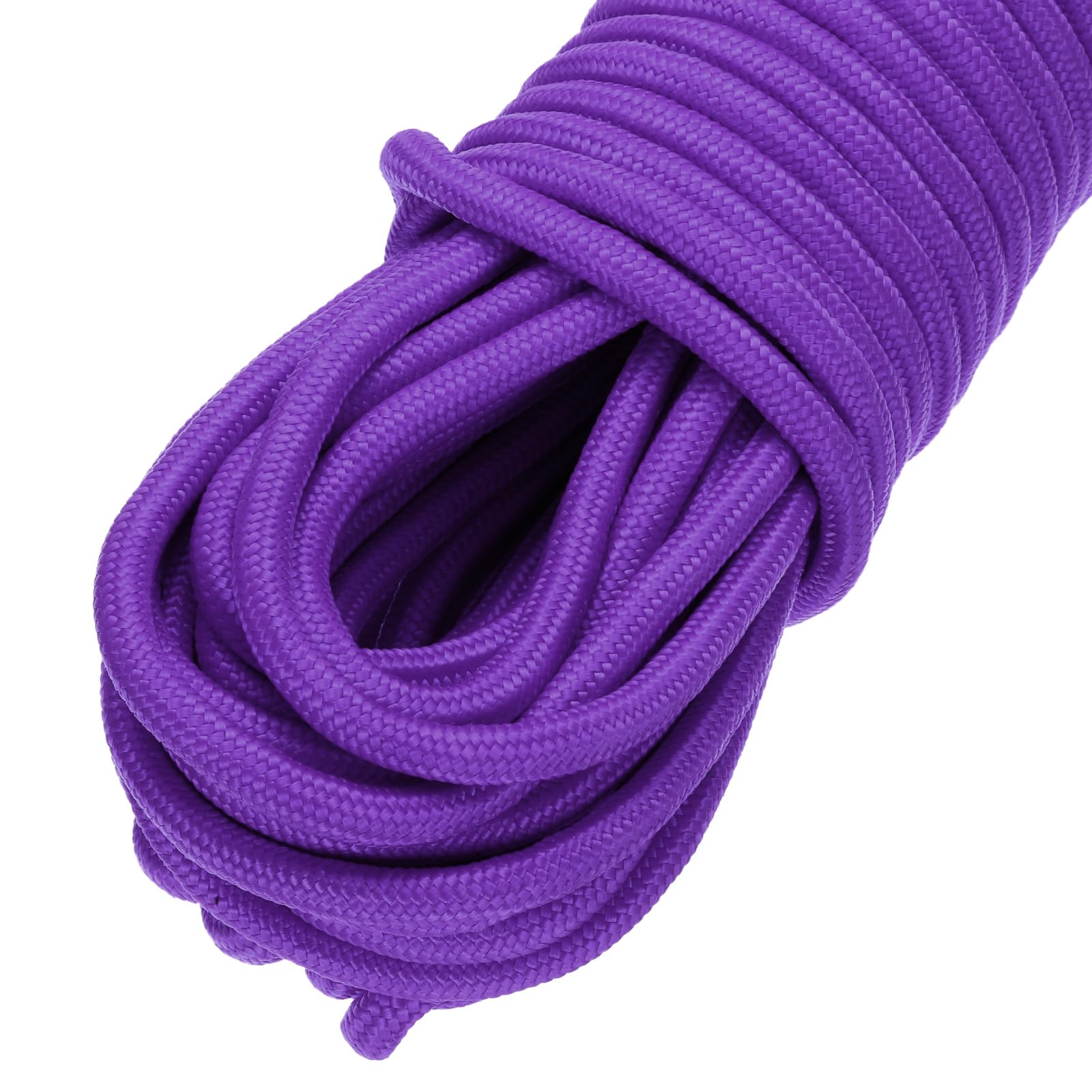 QUARKZMAN Corde tressée en Corde en polypropylène 45M/147ft 1/2" 12mm Violet pour Une Utilisation intérieure et extérieure, Camping, Corde à Linge
