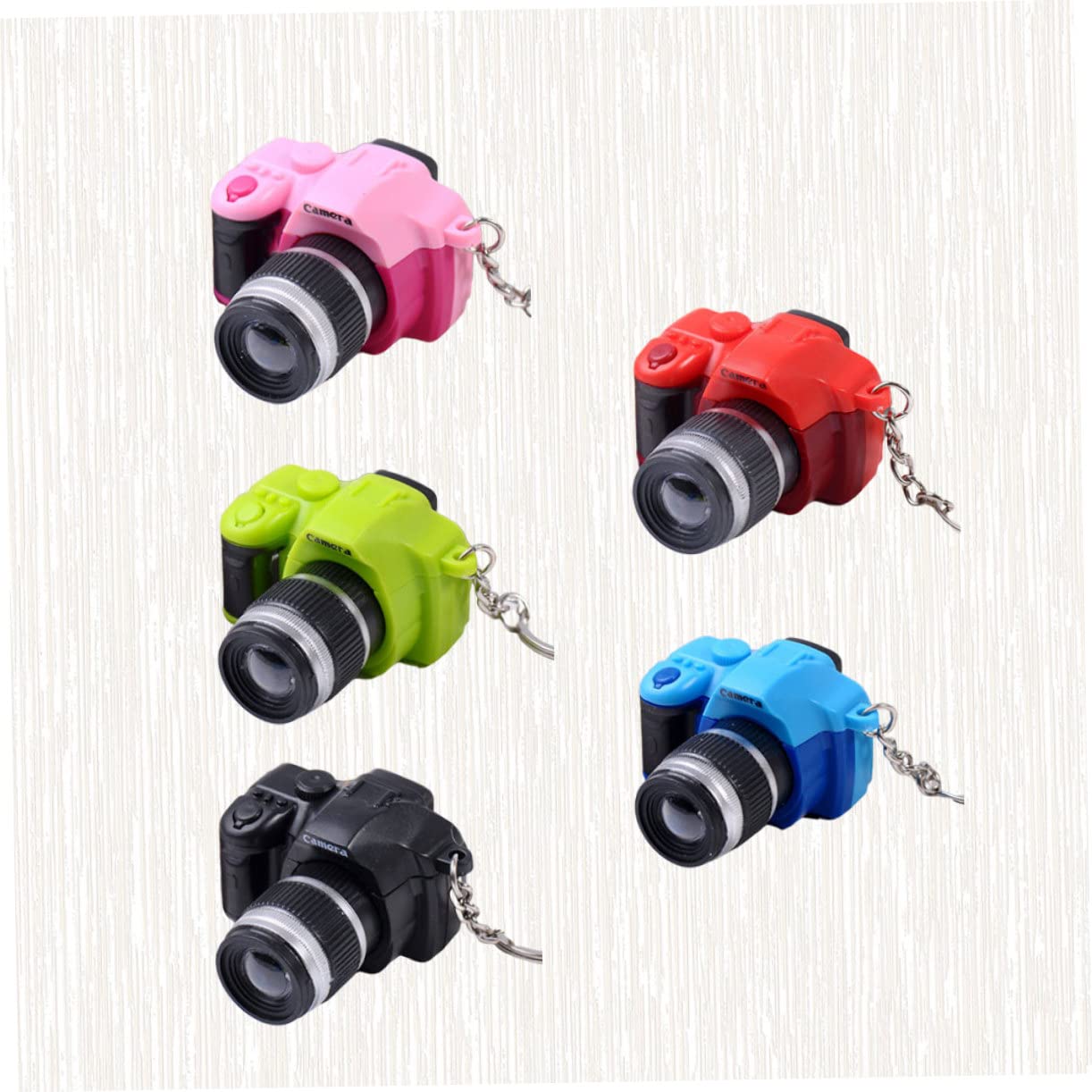 PLAFOPE 15piezas Llaveros Led Forma De Cámara De Accesorios Para Llaves Decoración y Para Mochilas y Llaves De Casa
