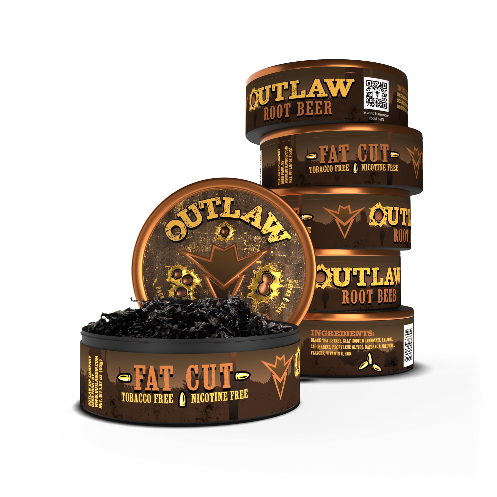 tobacco dip for sale Amazon.com : Outlaw Ramblin' Root Beer Fat Cut - 6 Pack