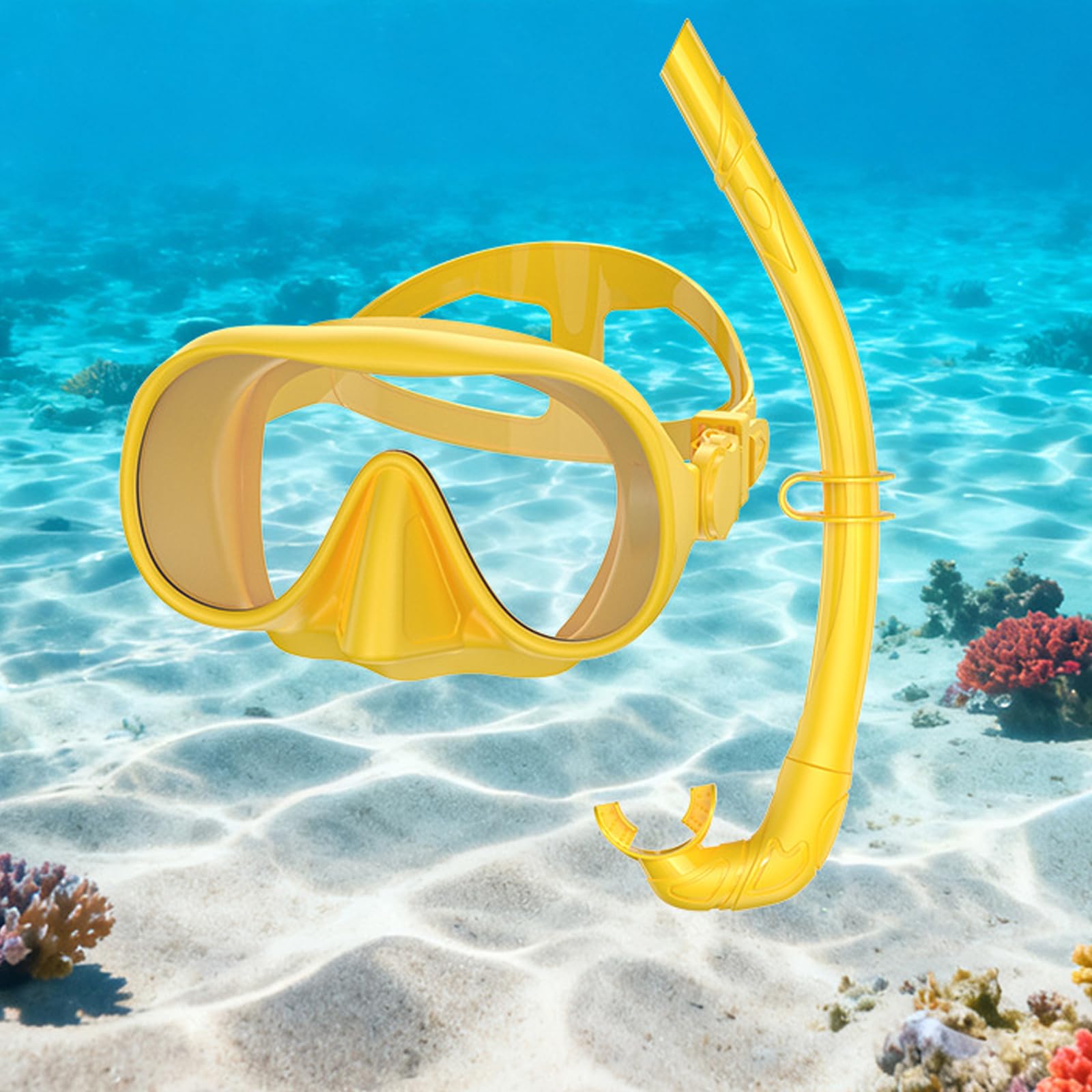 Gafas de buceo, gafas de natación, gafas de buceo, antifugas, 180 grados, panorámicas, vistas amplias, esnórquel bajo el agua para adultos